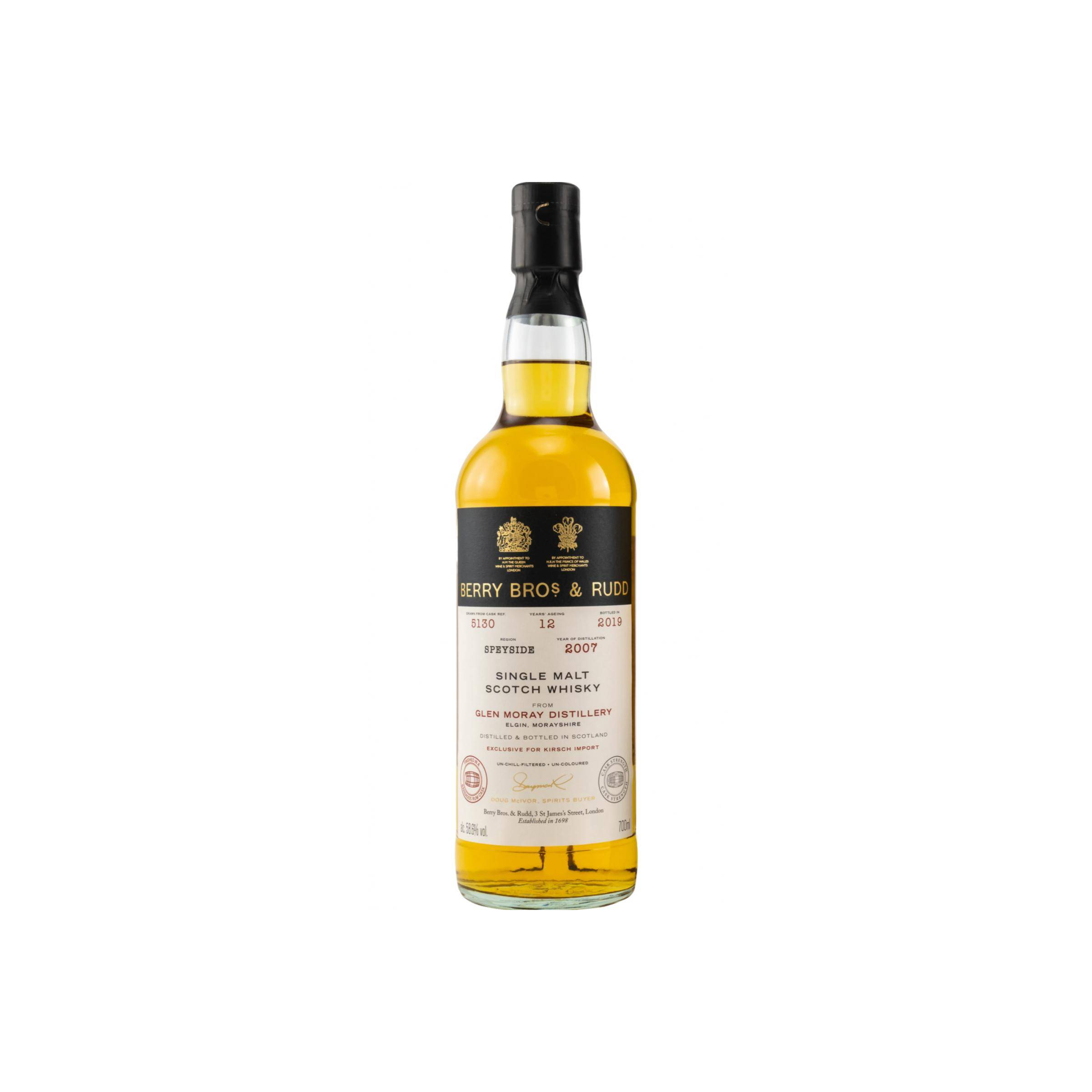 Glen Moray 2007 12 Years Single Malt Whisky