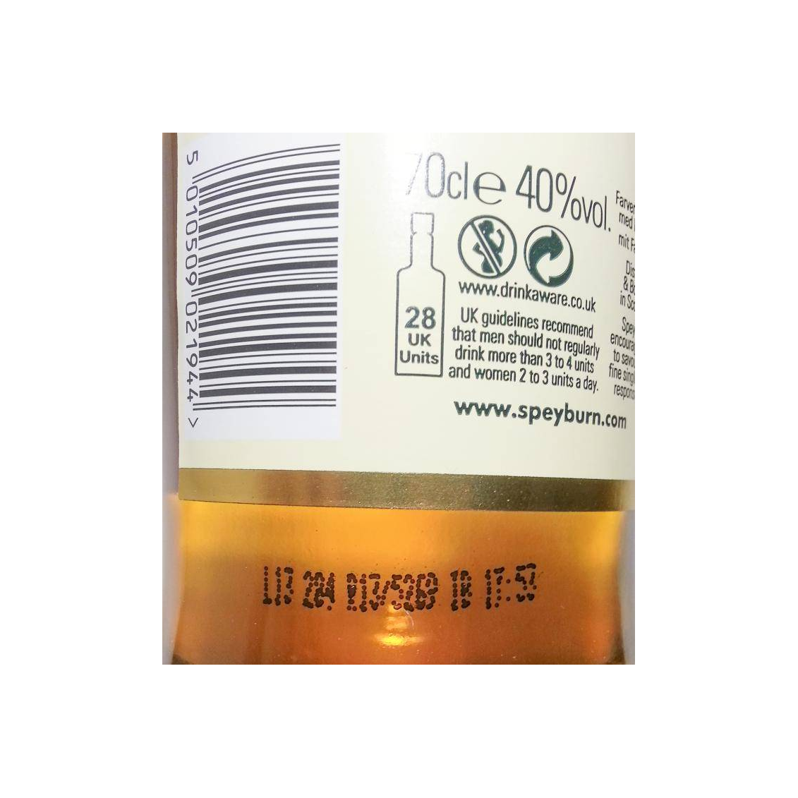 Spey Single Malt Whisky 2