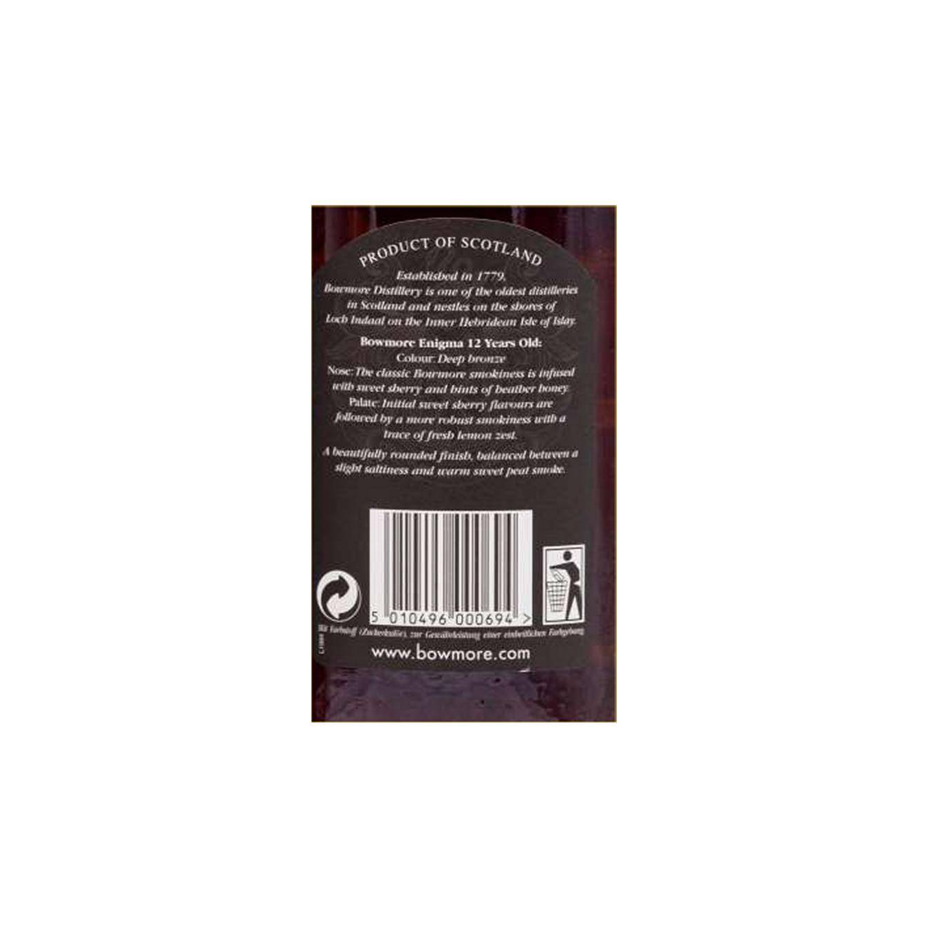 Bowmore 12 Years Single Malt Whisky 3
