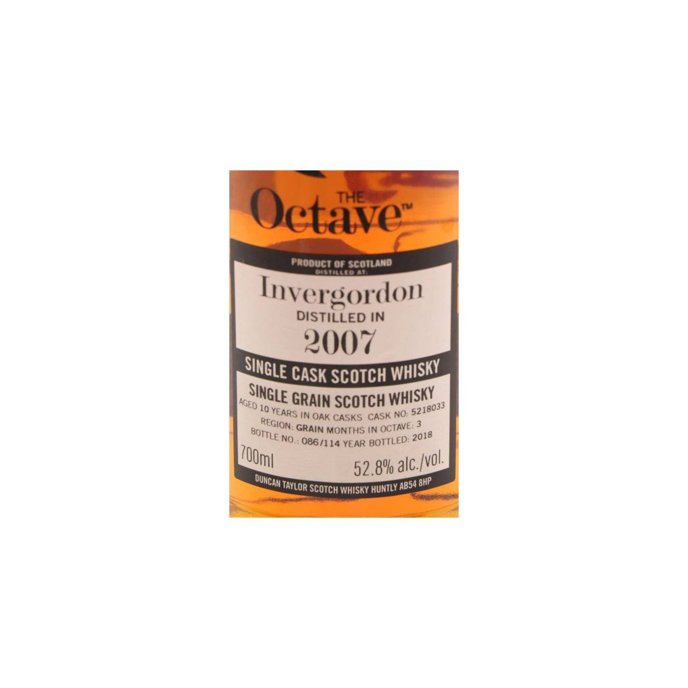 Invergordon 2007 11 Years Single Grain Whisky