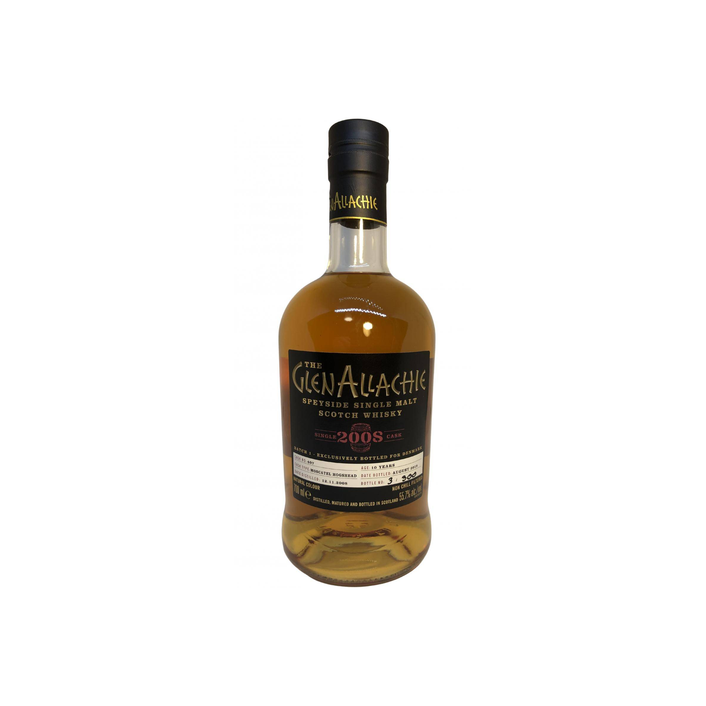 The GlenAllachie Single Cask 2008 10 Years Single Malt Whisky