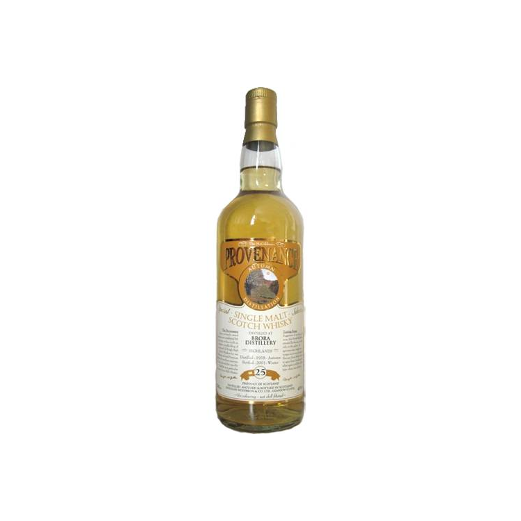 Brora McGibbon's Provenance 1975 25 Years Single Malt Whisky