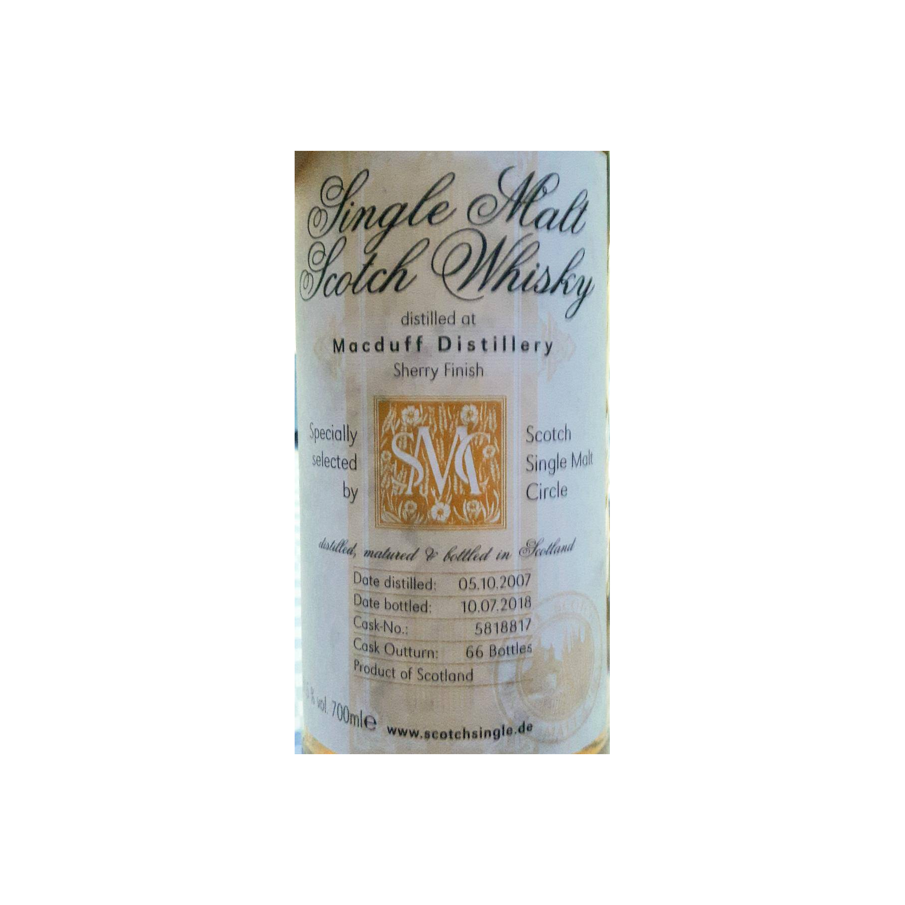 Macduff 2007 10 Years Single Malt Whisky 2