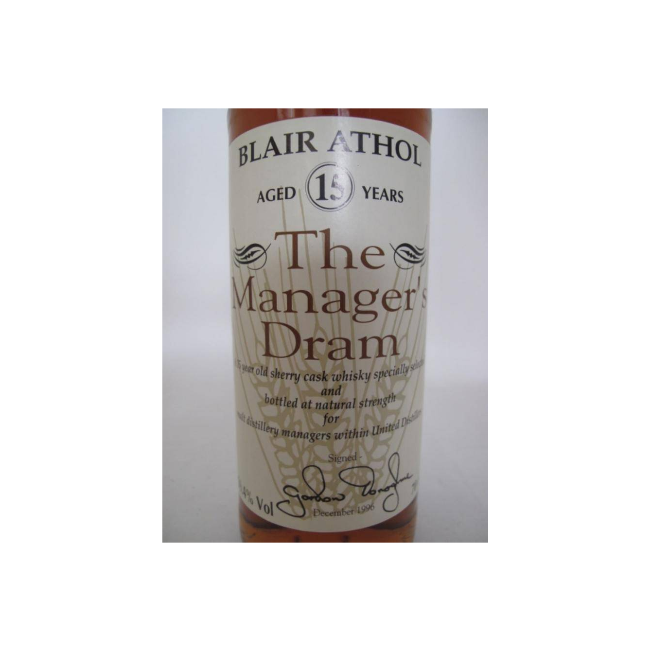 Blair Athol 15 Years Single Malt Whisky 2
