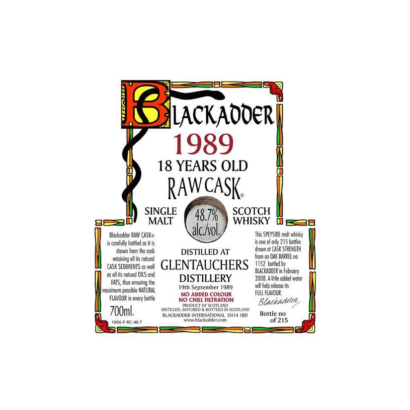 Glentauchers Raw Cask 1989 18 Years Single Malt Whisky 2