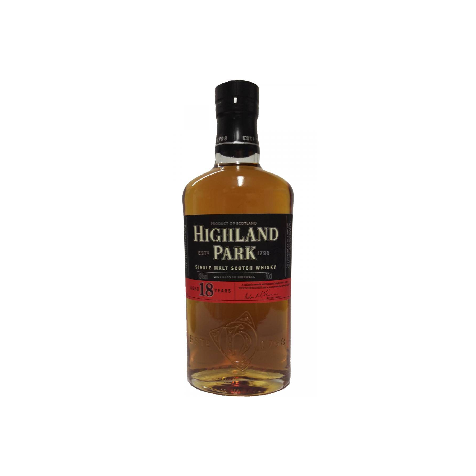 Highland Park 18 Years Single Malt Whisky