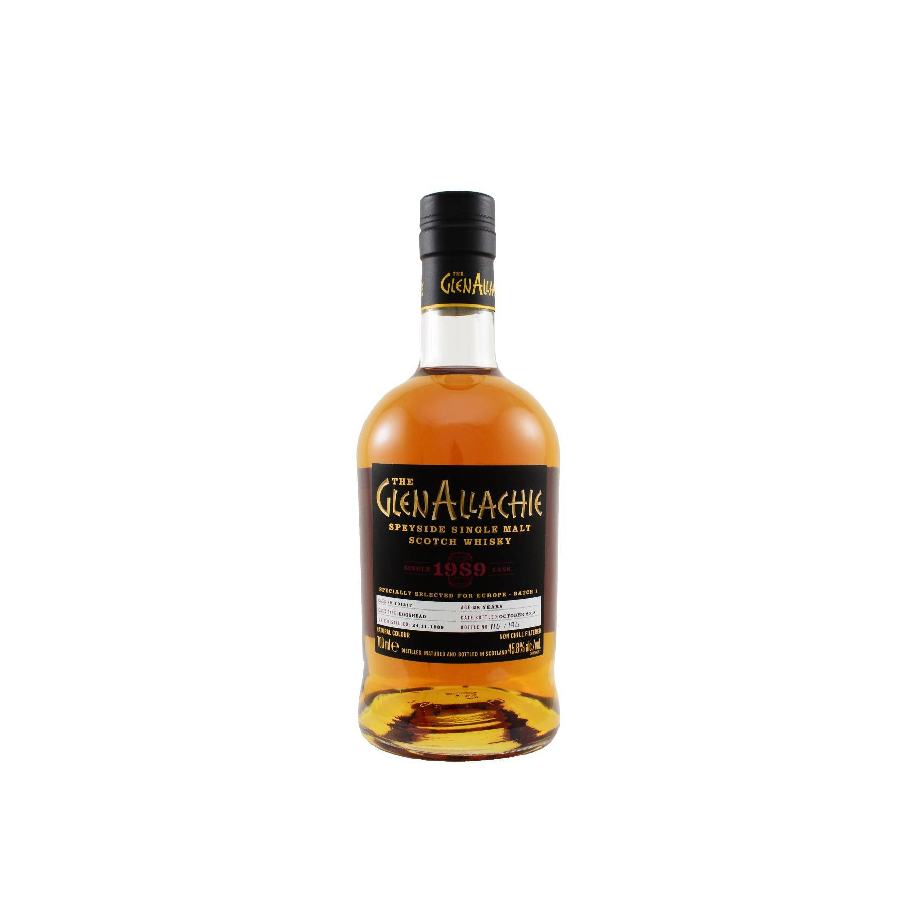 The GlenAllachie 1989 28 Years Single Malt Whisky