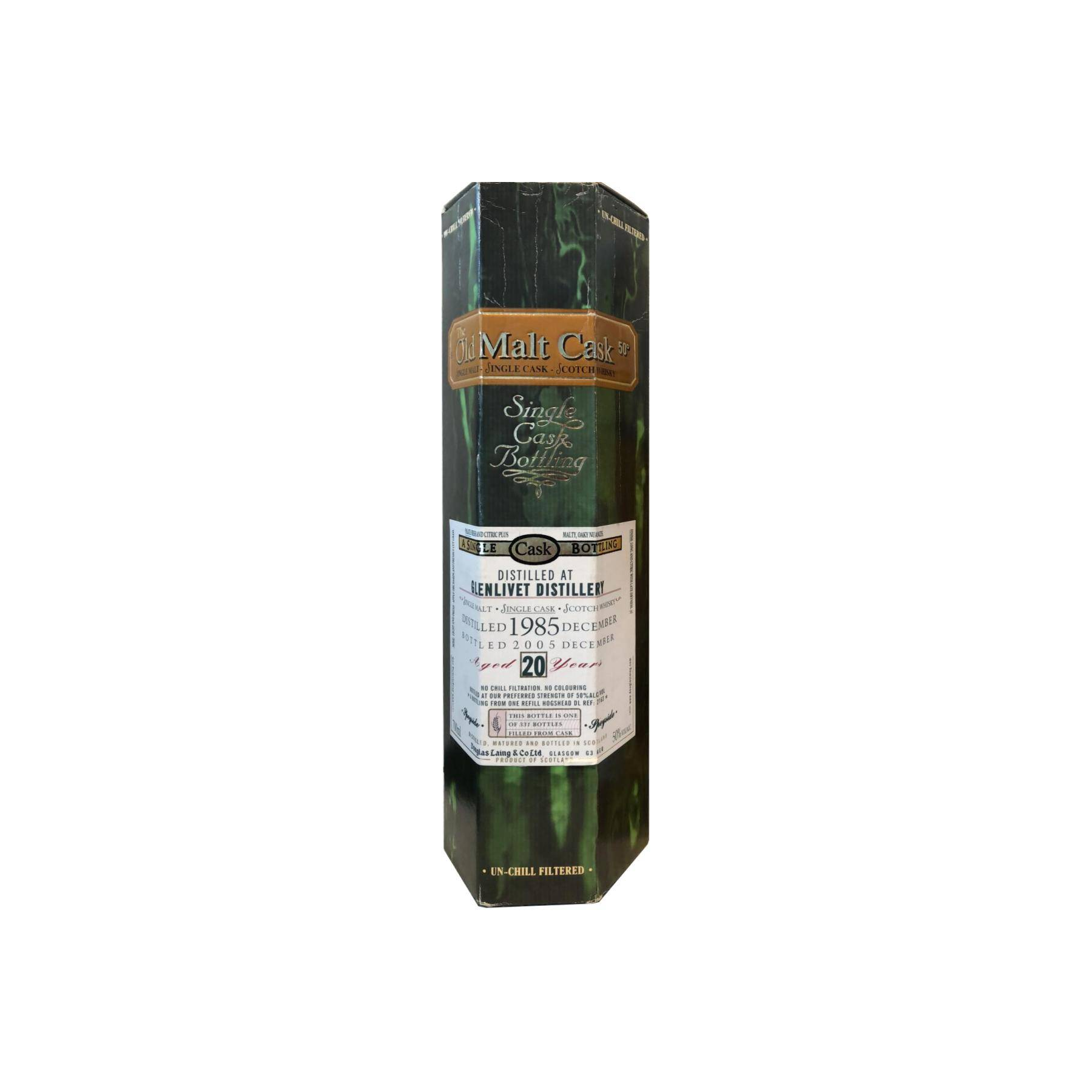The Glenlivet Old Malt Cask 1985 20 Years Single Malt Whisky 2