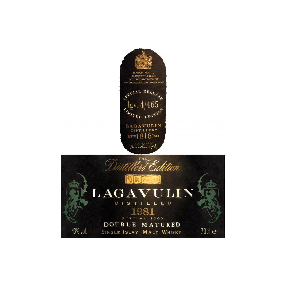 Lagavulin The Distillers Edition 1981 19 Years Single Malt Whisky 3