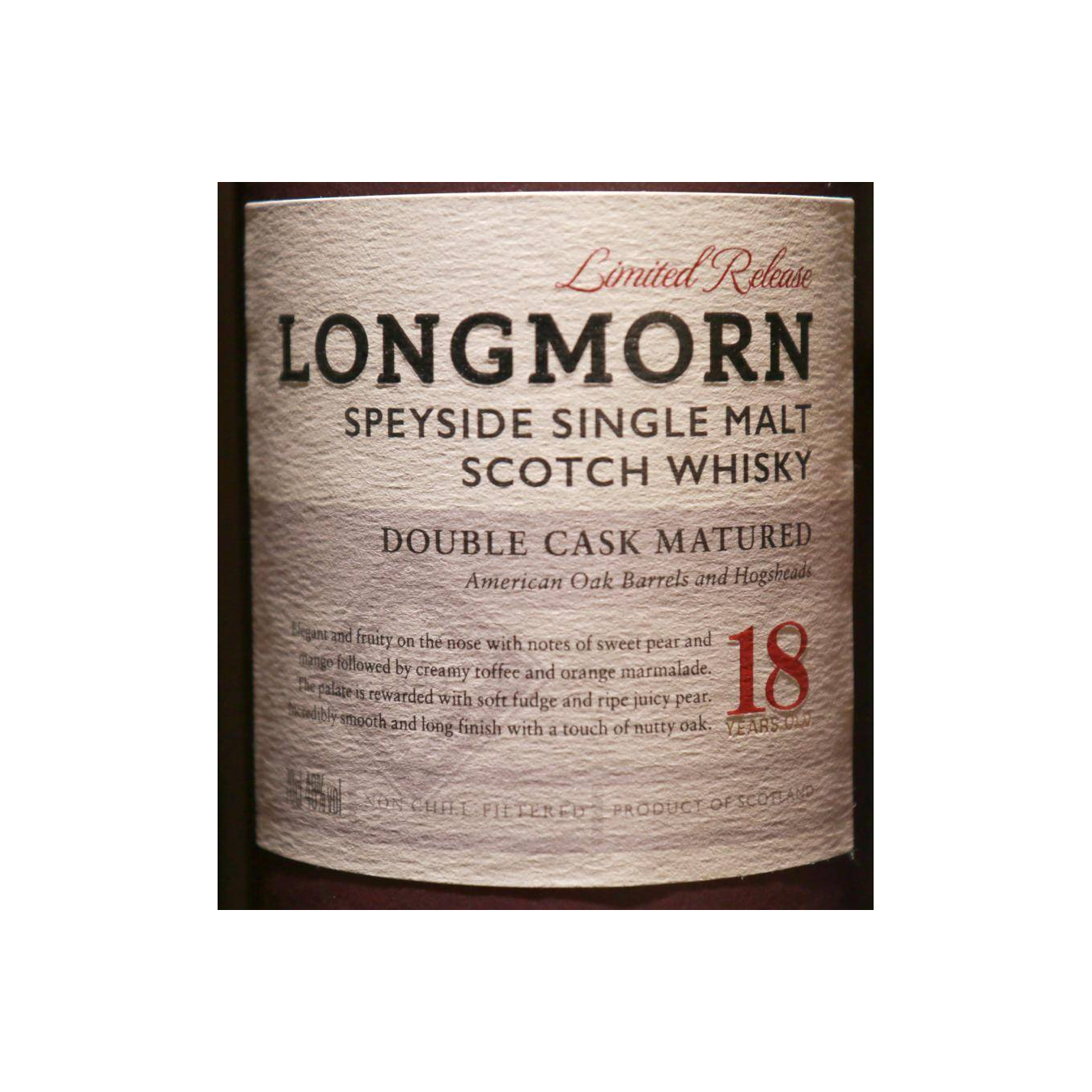 Longmorn 18 Years Single Malt Whisky 2