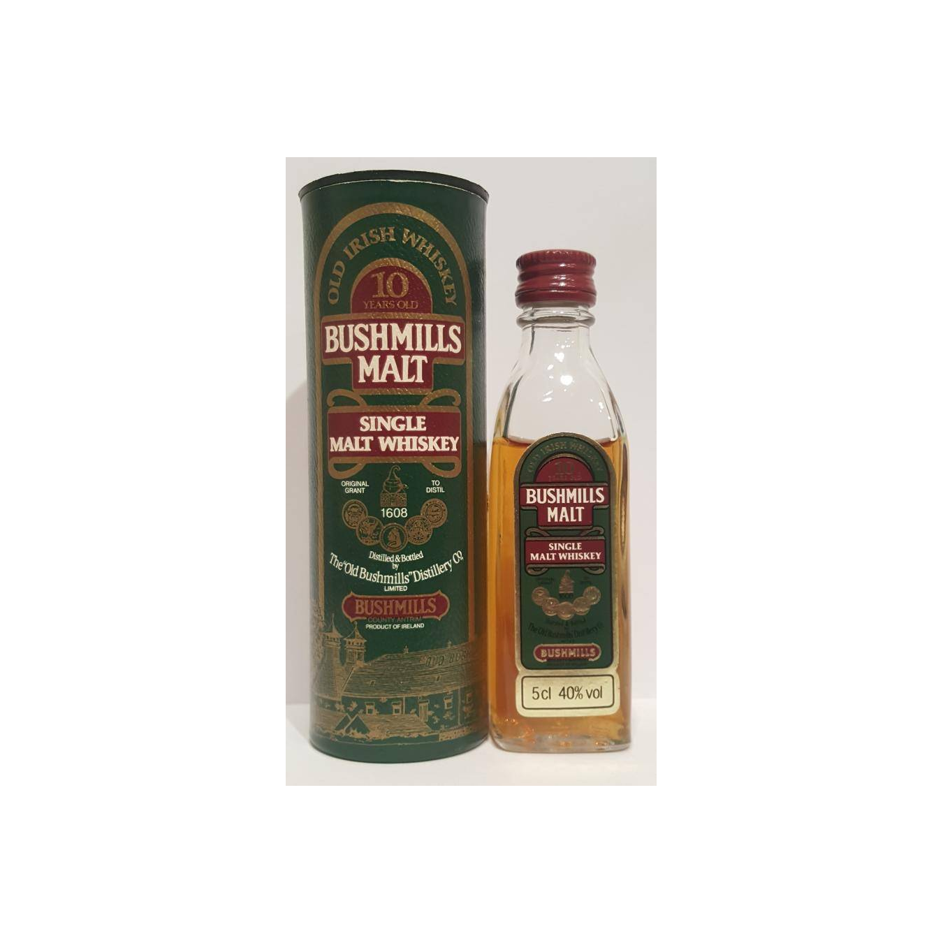 Bushmills Miniature 10 Years Single Malt Whisky 3