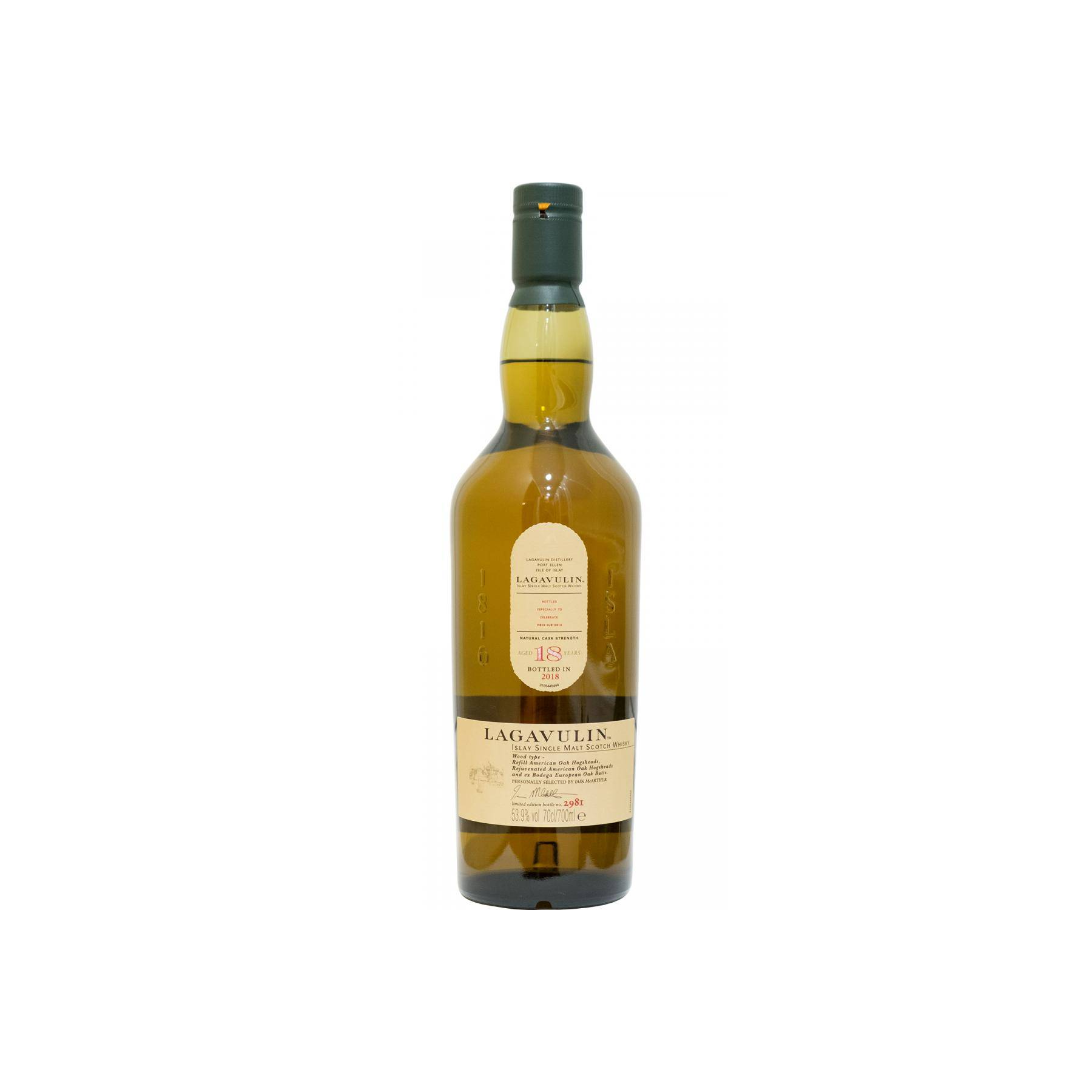 Lagavulin 18 Years Single Malt Whisky