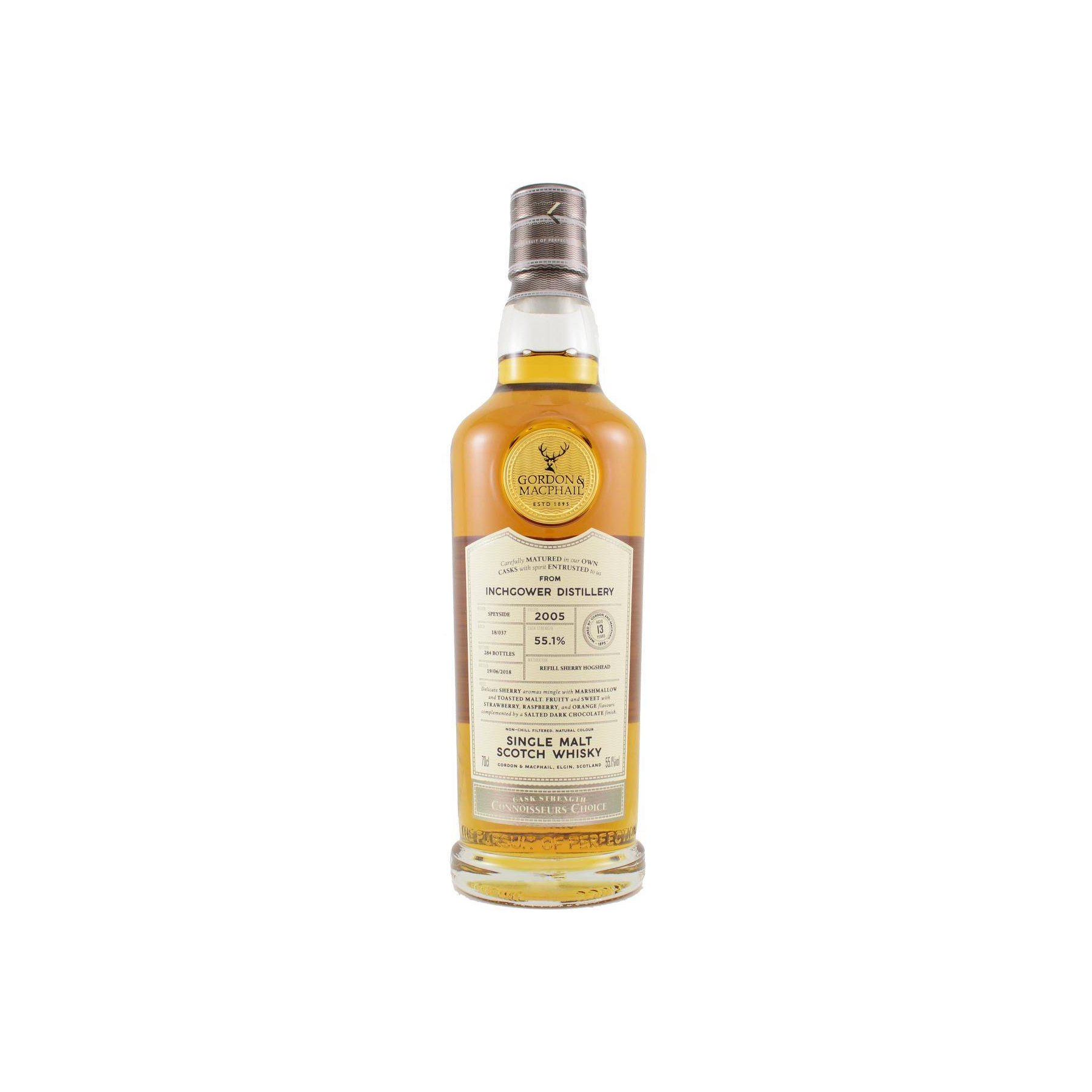 Inchgower Connoisseurs Choice - Cask Strength 2005 13 Years Single Malt Whisky