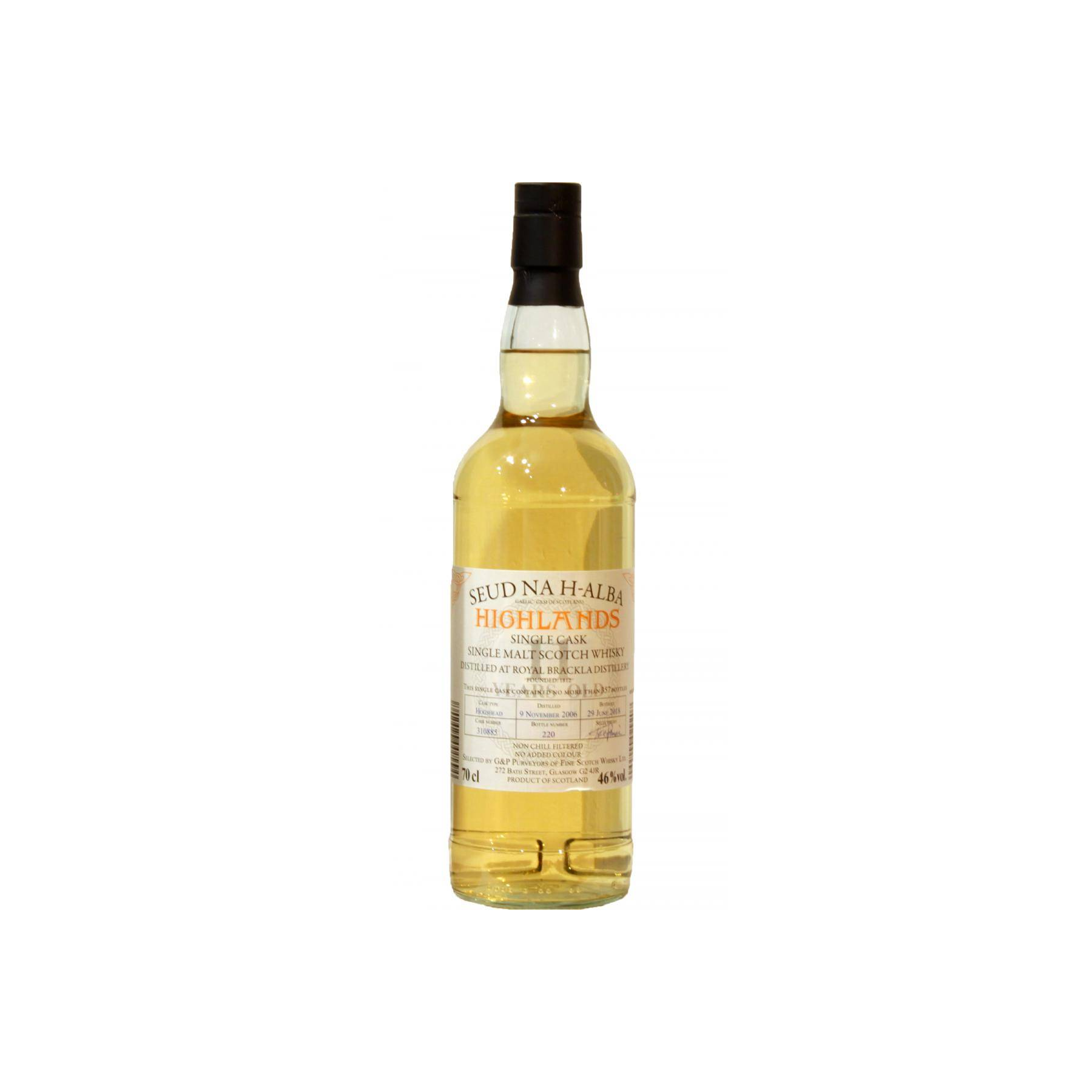 Royal Brackla 2006 11 Years Single Malt Whisky