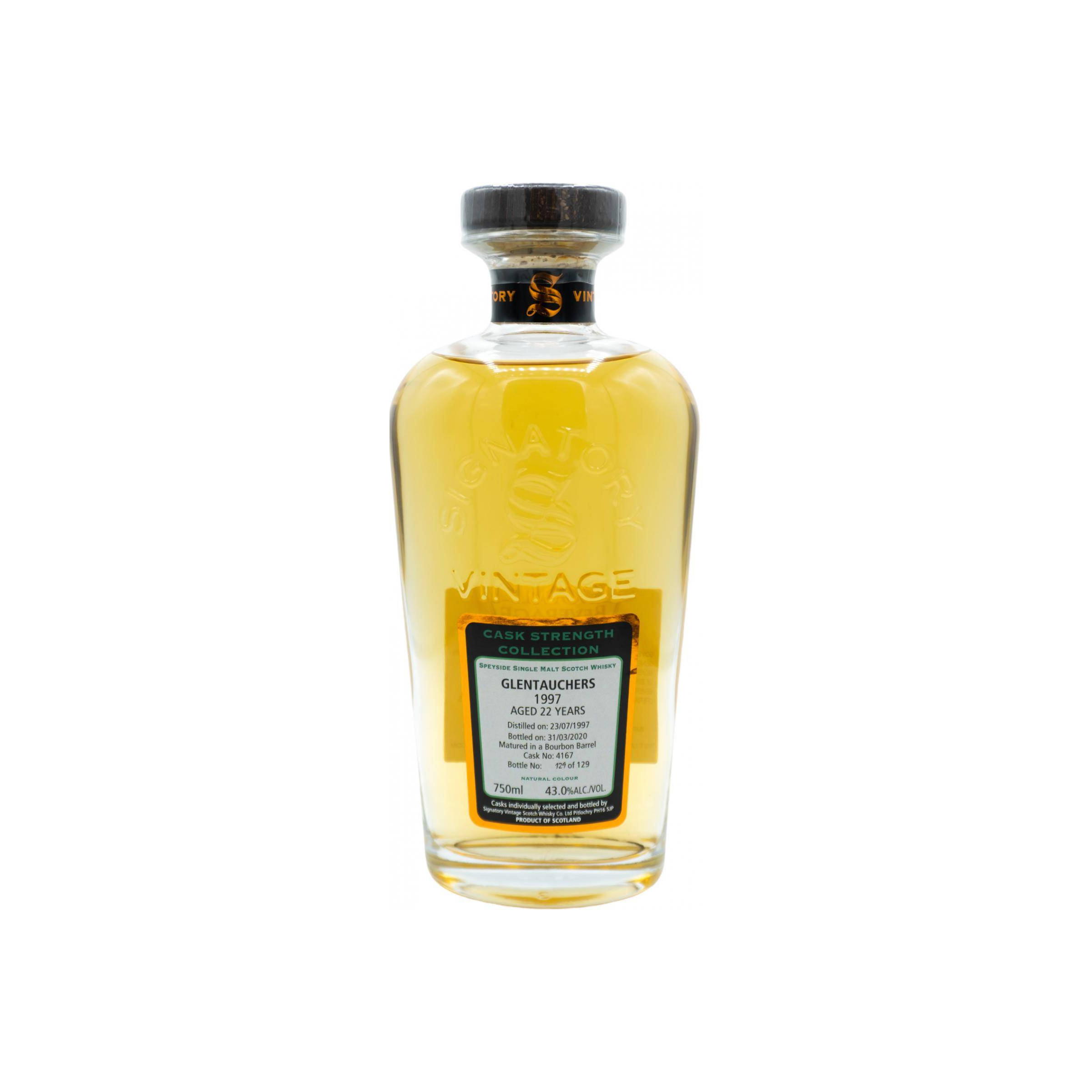 Glentauchers Cask Strength Collection 1997 22 Years Single Malt Whisky