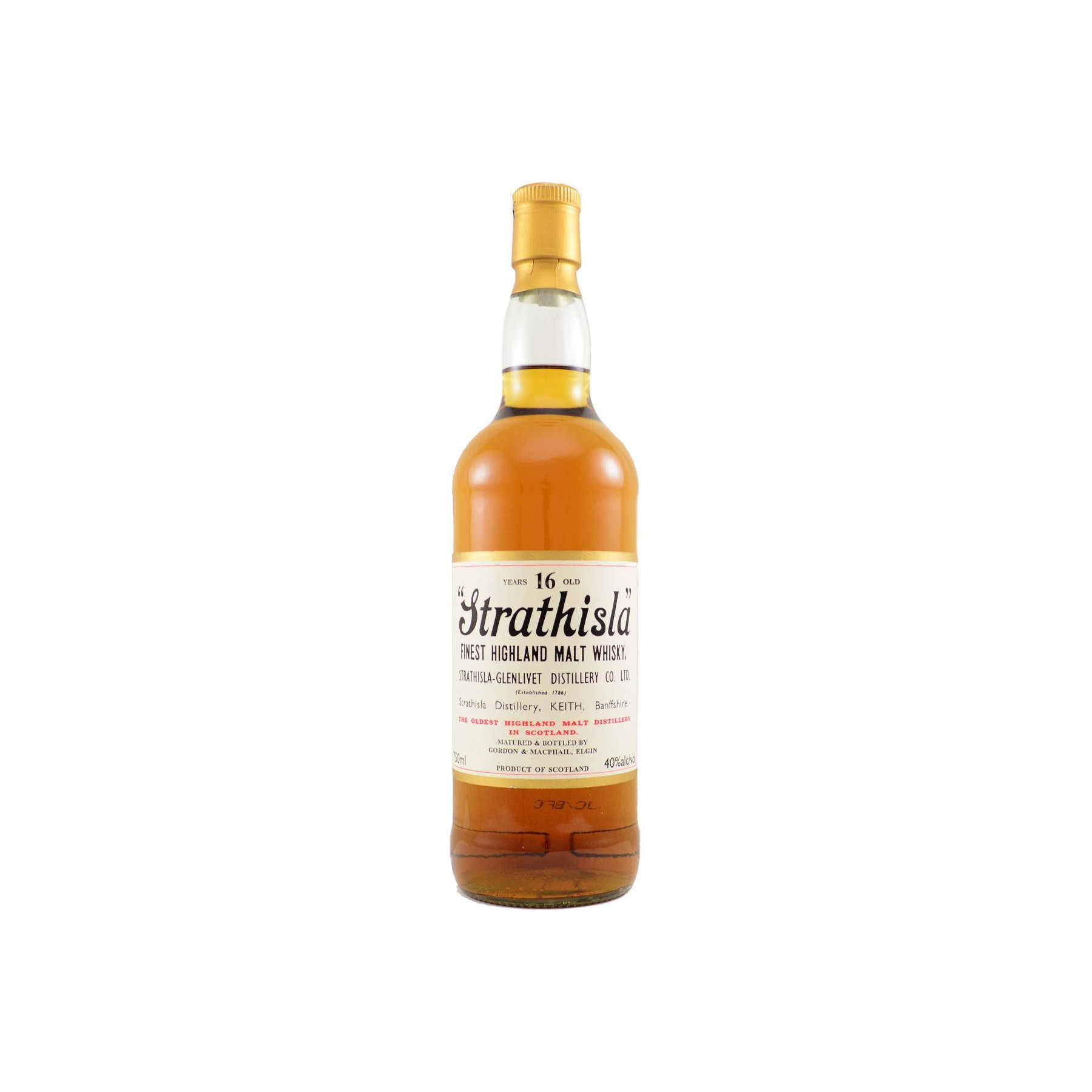 Strathisla Licensed Bottling 1987 16 Years Single Malt Whisky