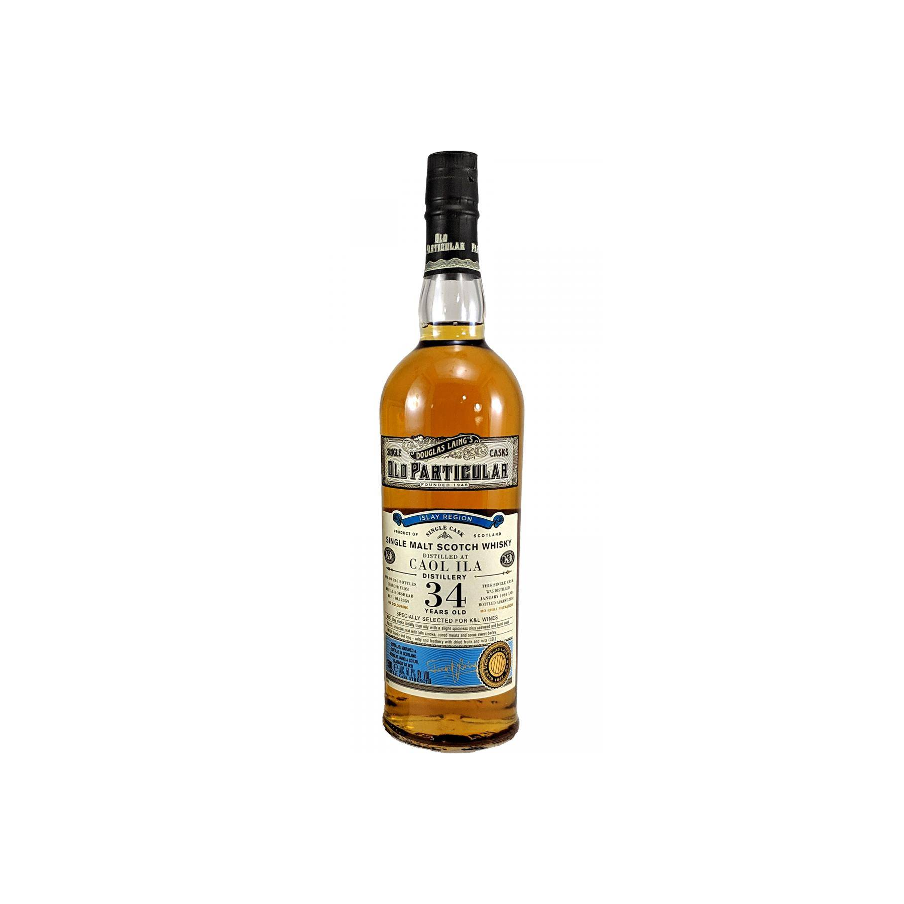 Caol Ila Old Particular 1984 34 Years Single Malt Whisky