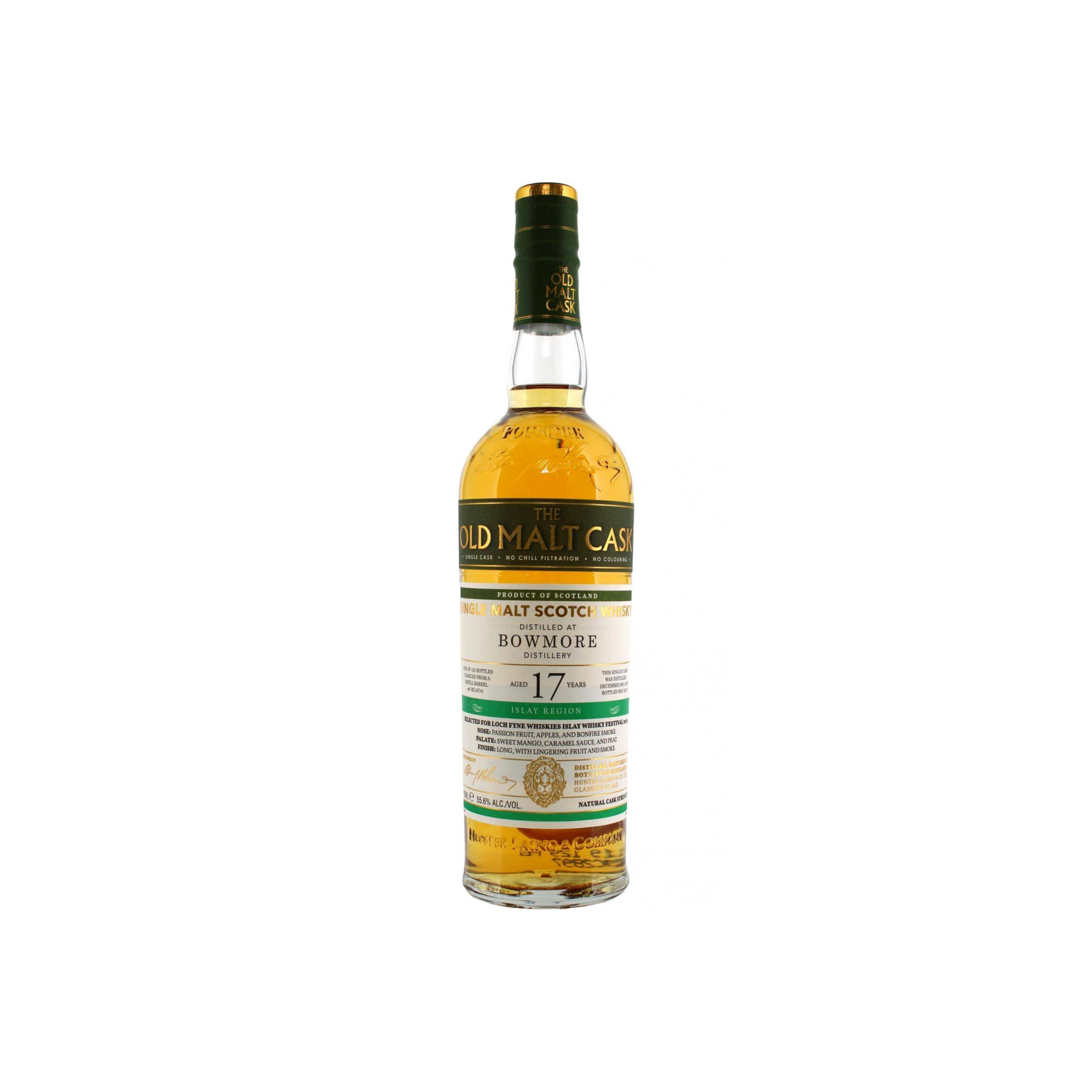 Bowmore Old Malt Cask 2001 17 Years Single Malt Whisky