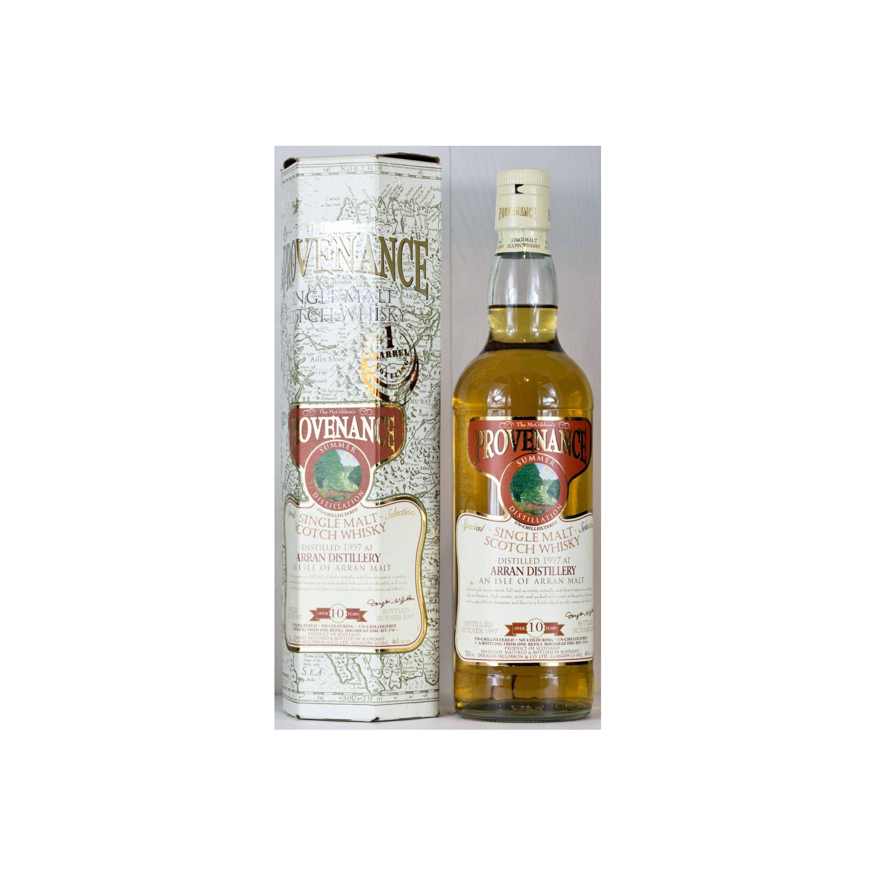 Arran McGibbon's Provenance 1997 10 Years Single Malt Whisky 2
