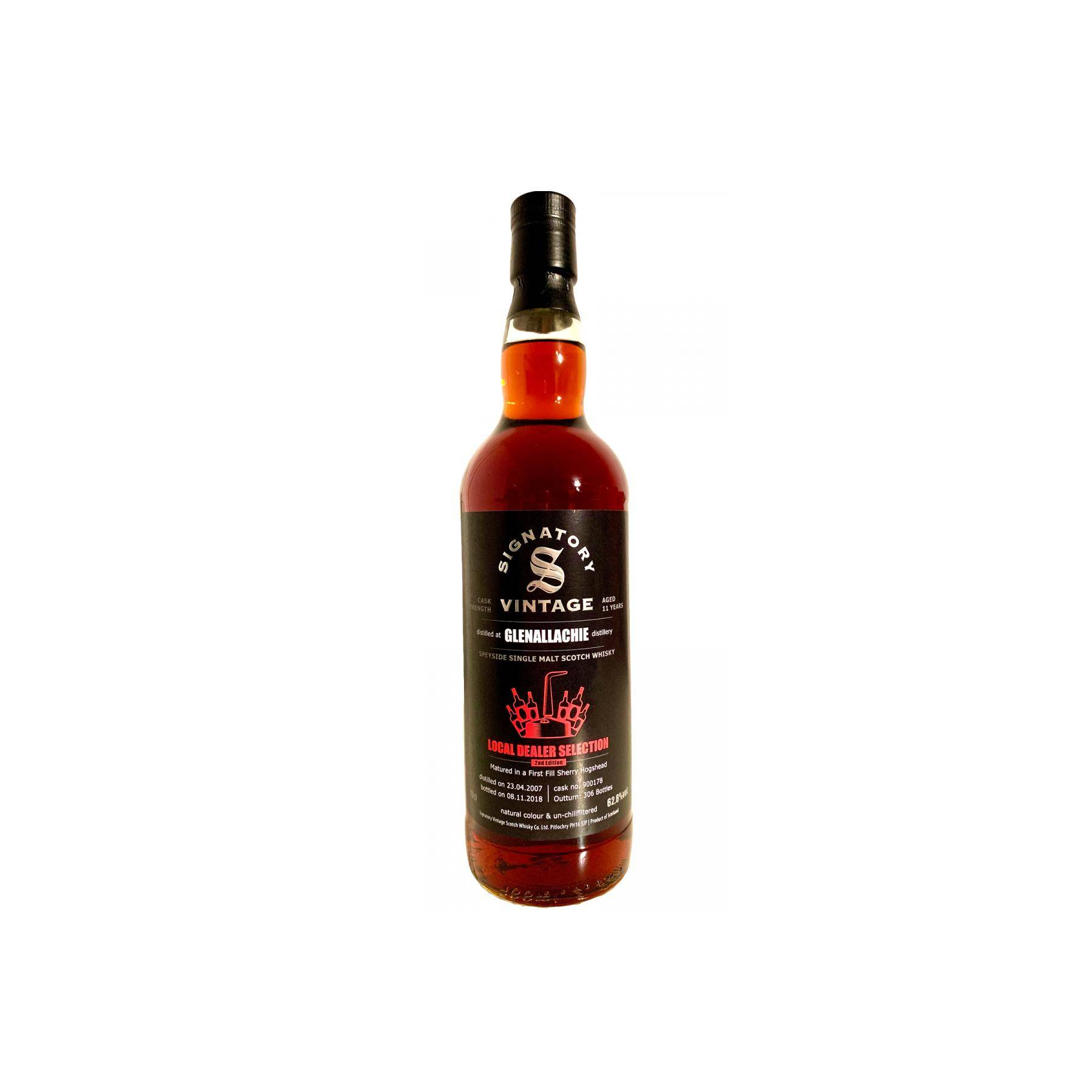 The GlenAllachie 2007 11 Years Single Malt Whisky