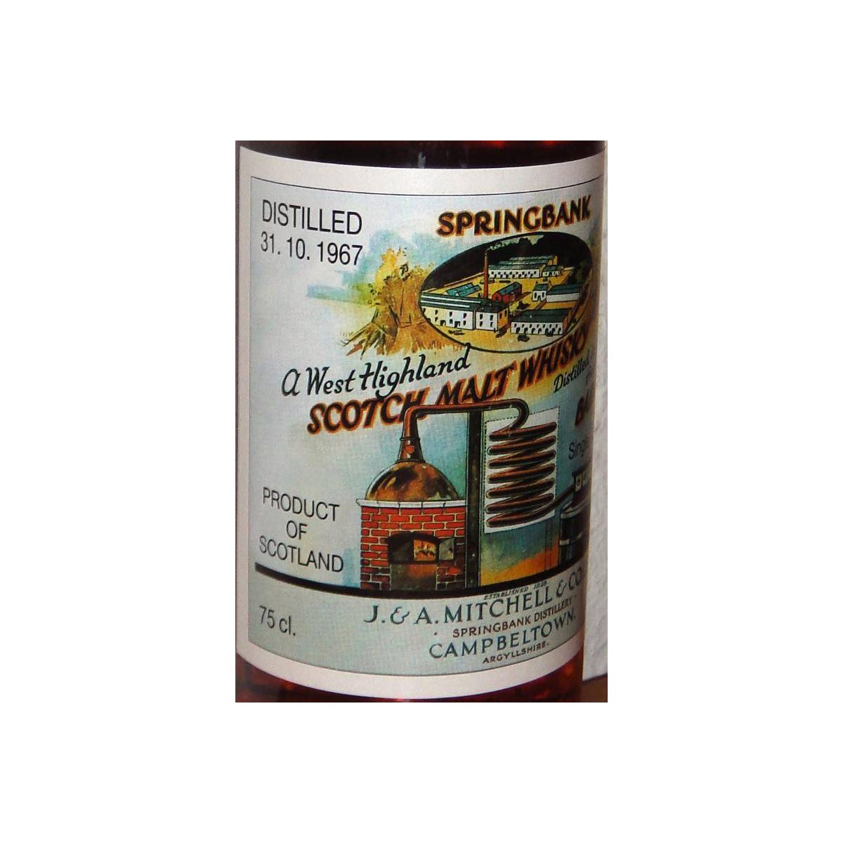 Springbank 1967 20 Years Single Malt Whisky 3