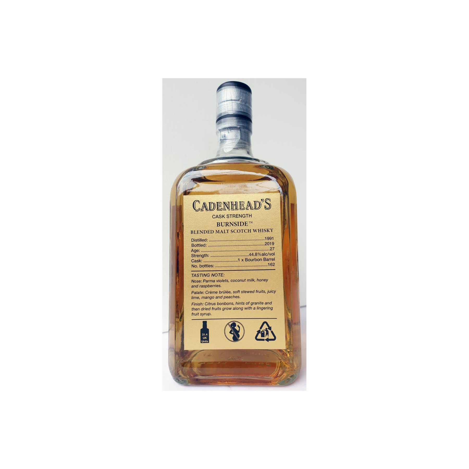 Cadenhead Single Cask 1991 27 Years Blended Malt Whisky 2