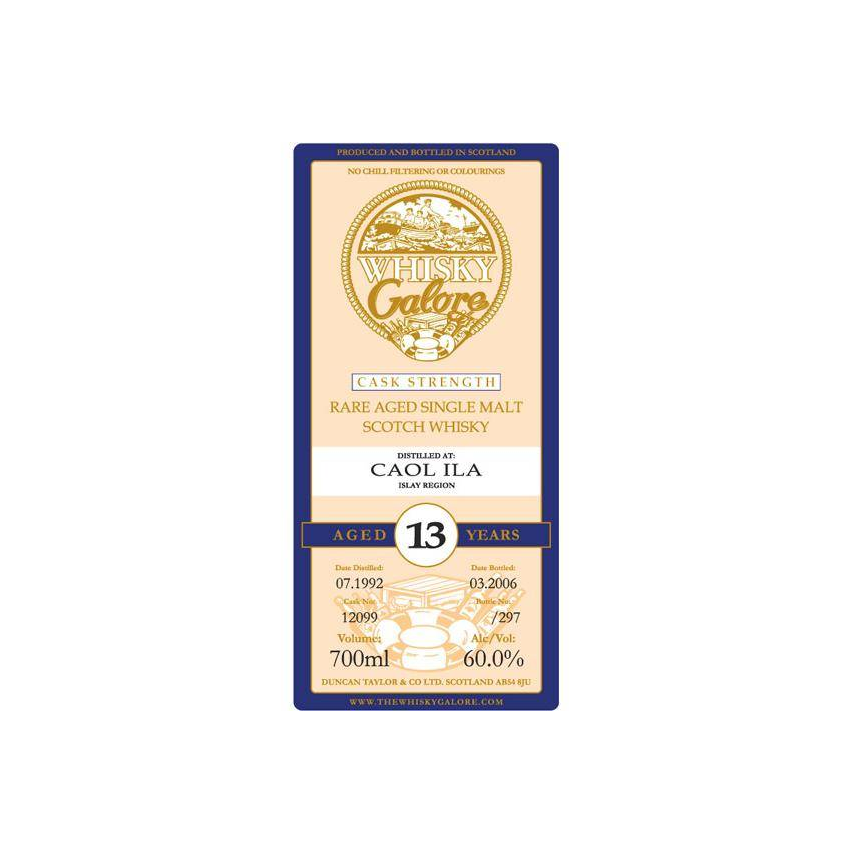 Caol Ila 1992 13 Years Single Malt Whisky