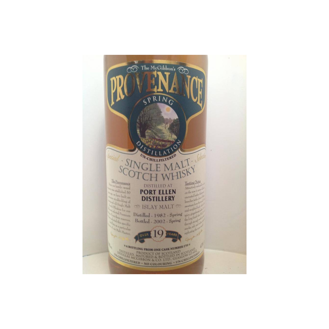 Port Ellen McGibbon's Provenance 1982 19 Years Single Malt Whisky 2