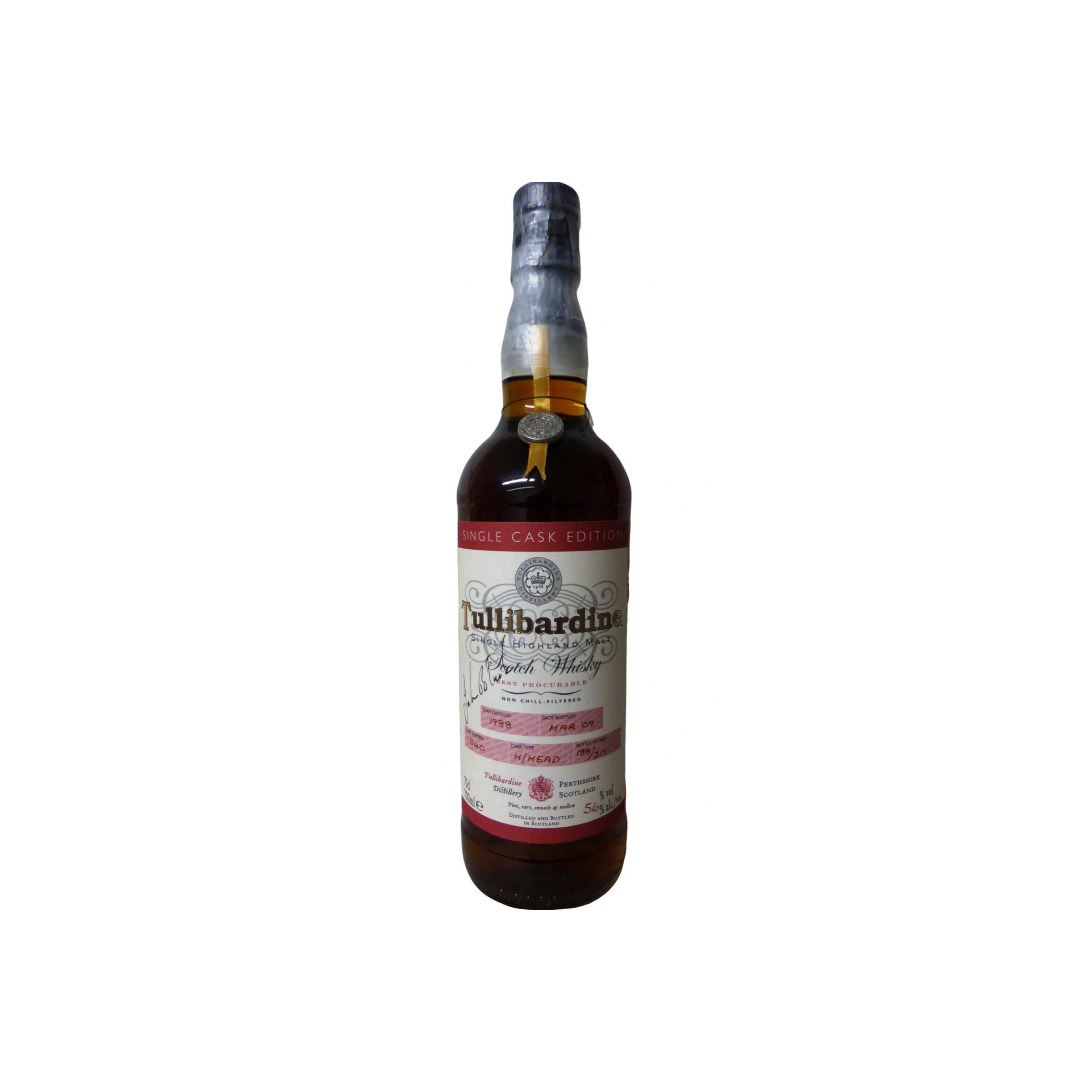 Tullibardine 1988 21 Years Single Malt Whisky