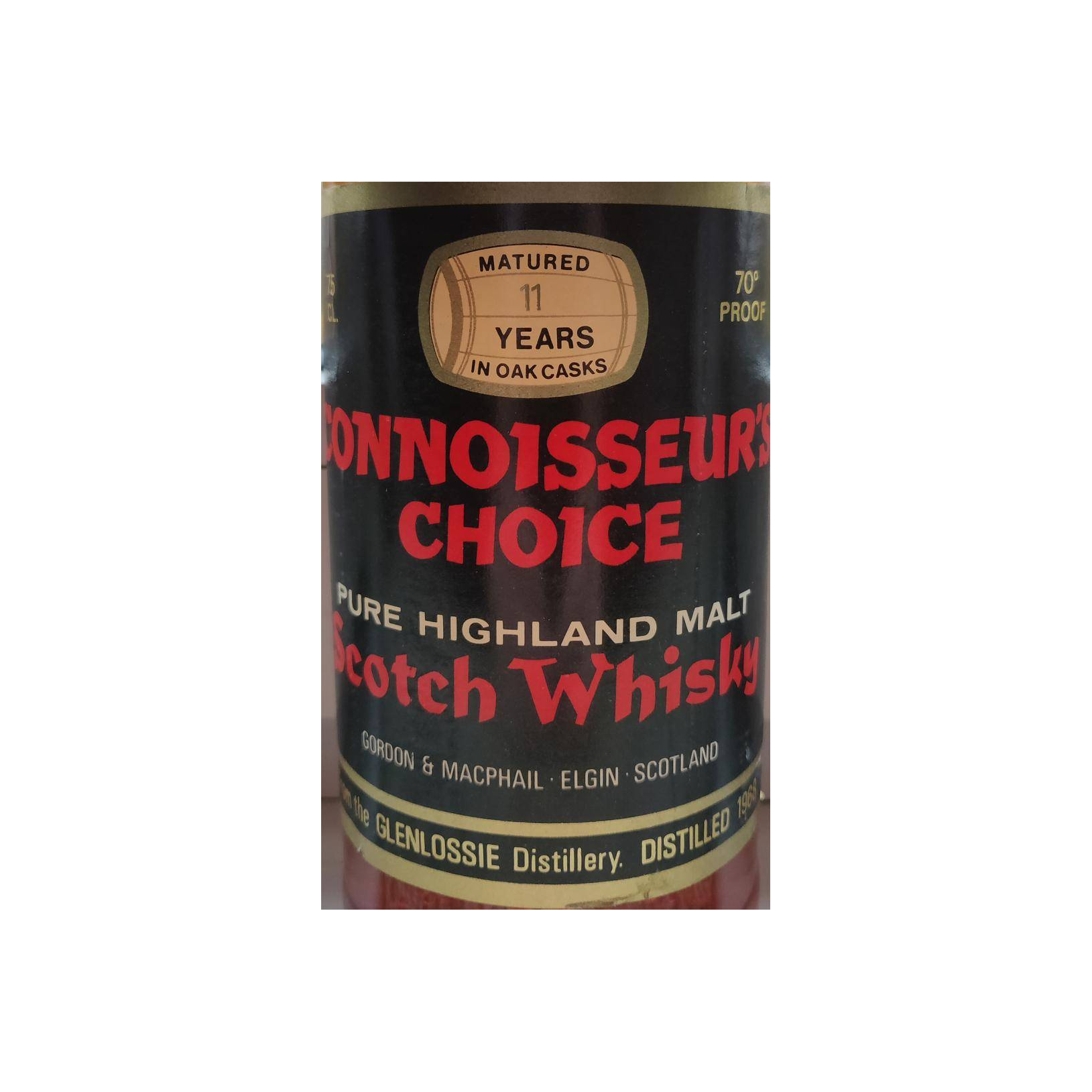Glenlossie Connoisseurs Choice 1968 11 Years Single Malt Whisky