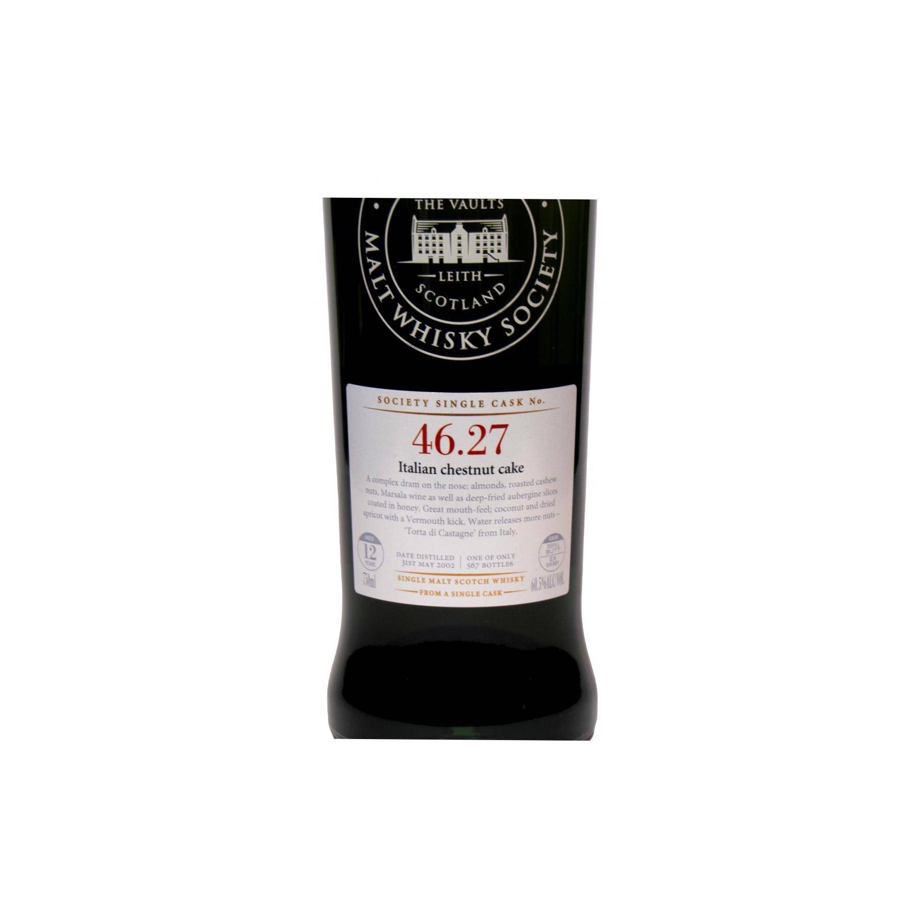 The Scotch Malt Whisky Society 2002 12 Years Single Malt Whisky 2