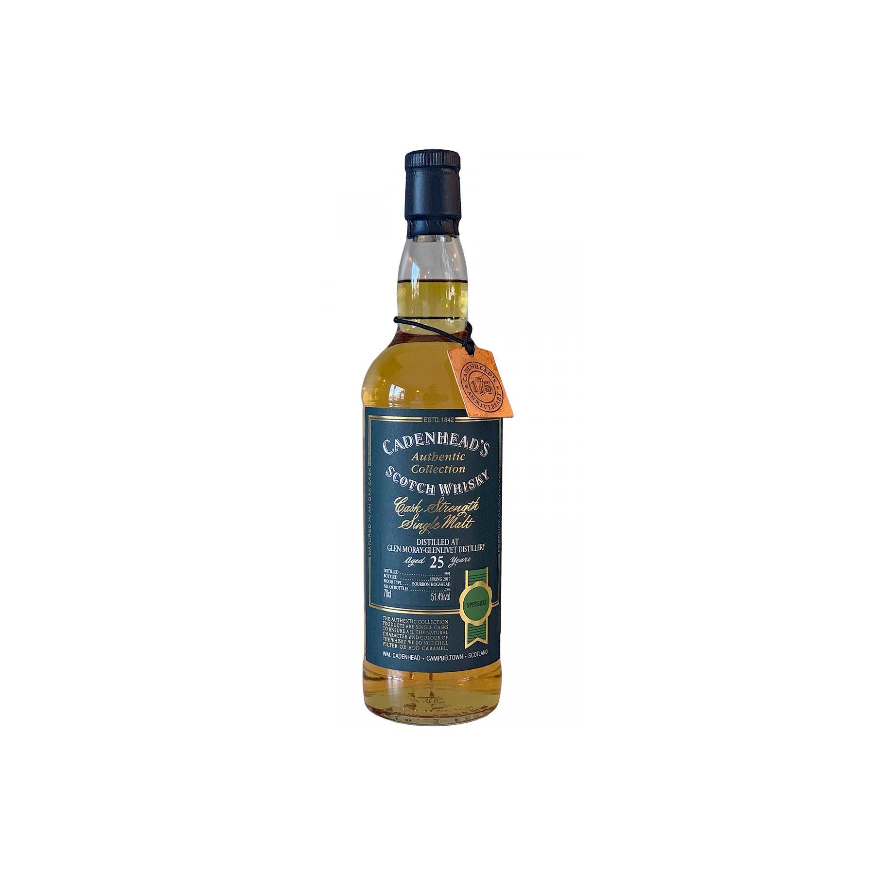 Glen Moray Authentic Collection 1991 25 Years Single Malt Whisky