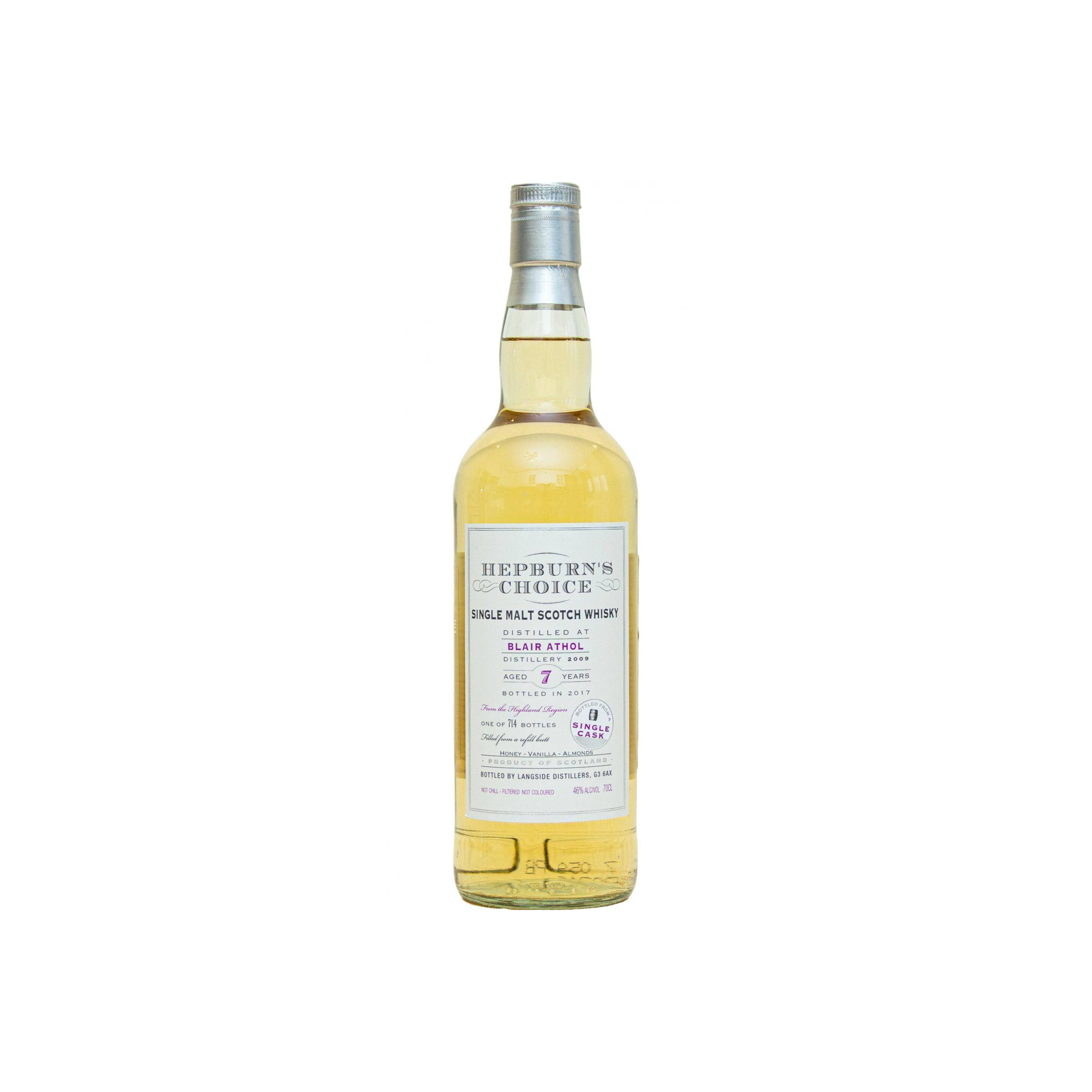 Blair Athol 2009 7 Years Single Malt Whisky