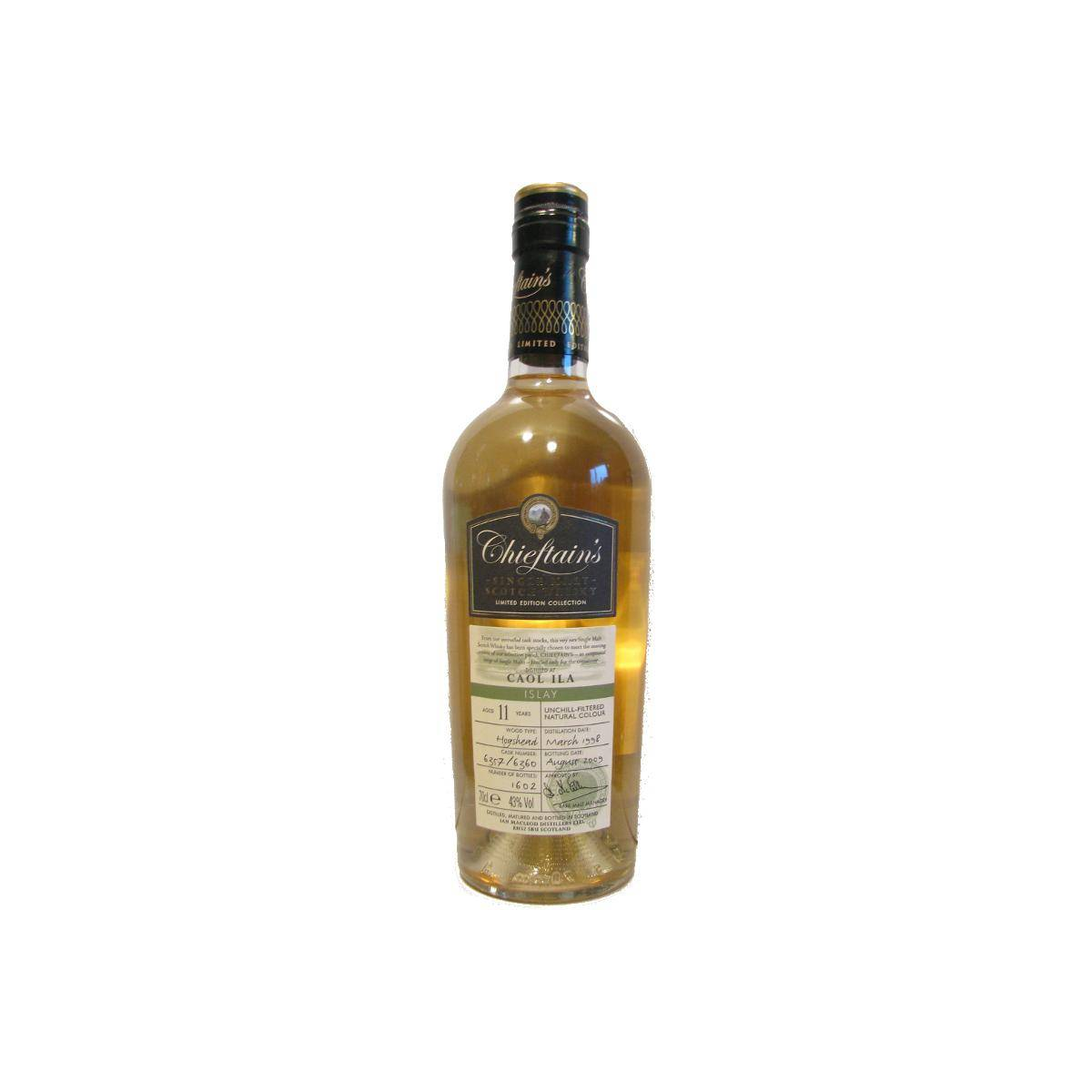 Caol Ila 1998 11 Years Single Malt Whisky