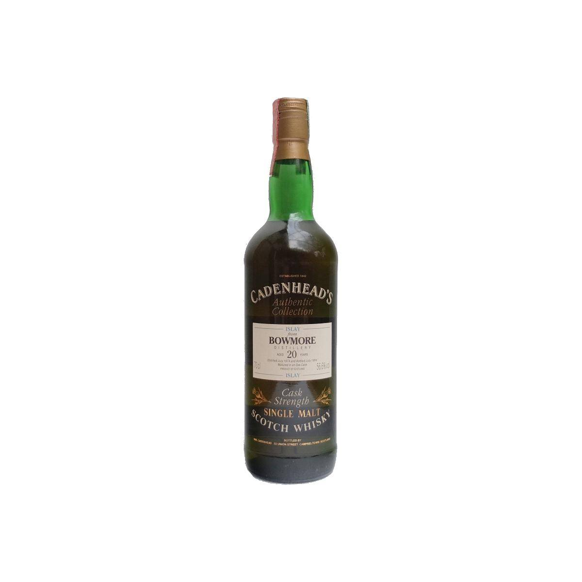 Bowmore Authentic Collection 1974 20 Years Single Malt Whisky