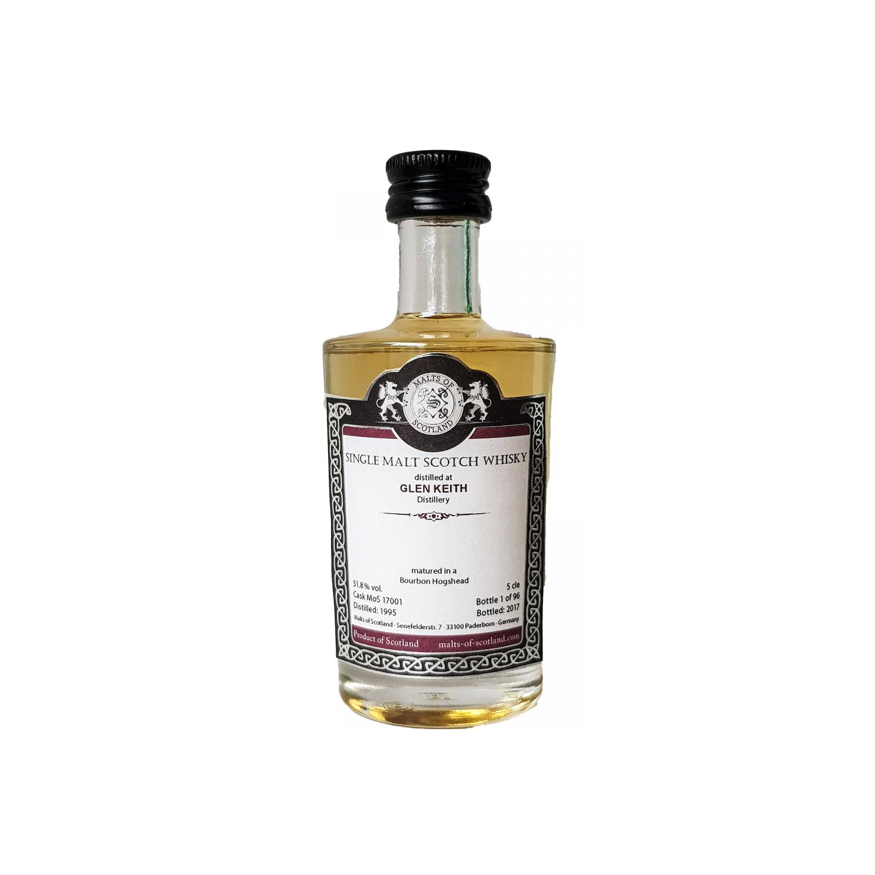Glen Keith 1995 22 Years Single Malt Whisky 2