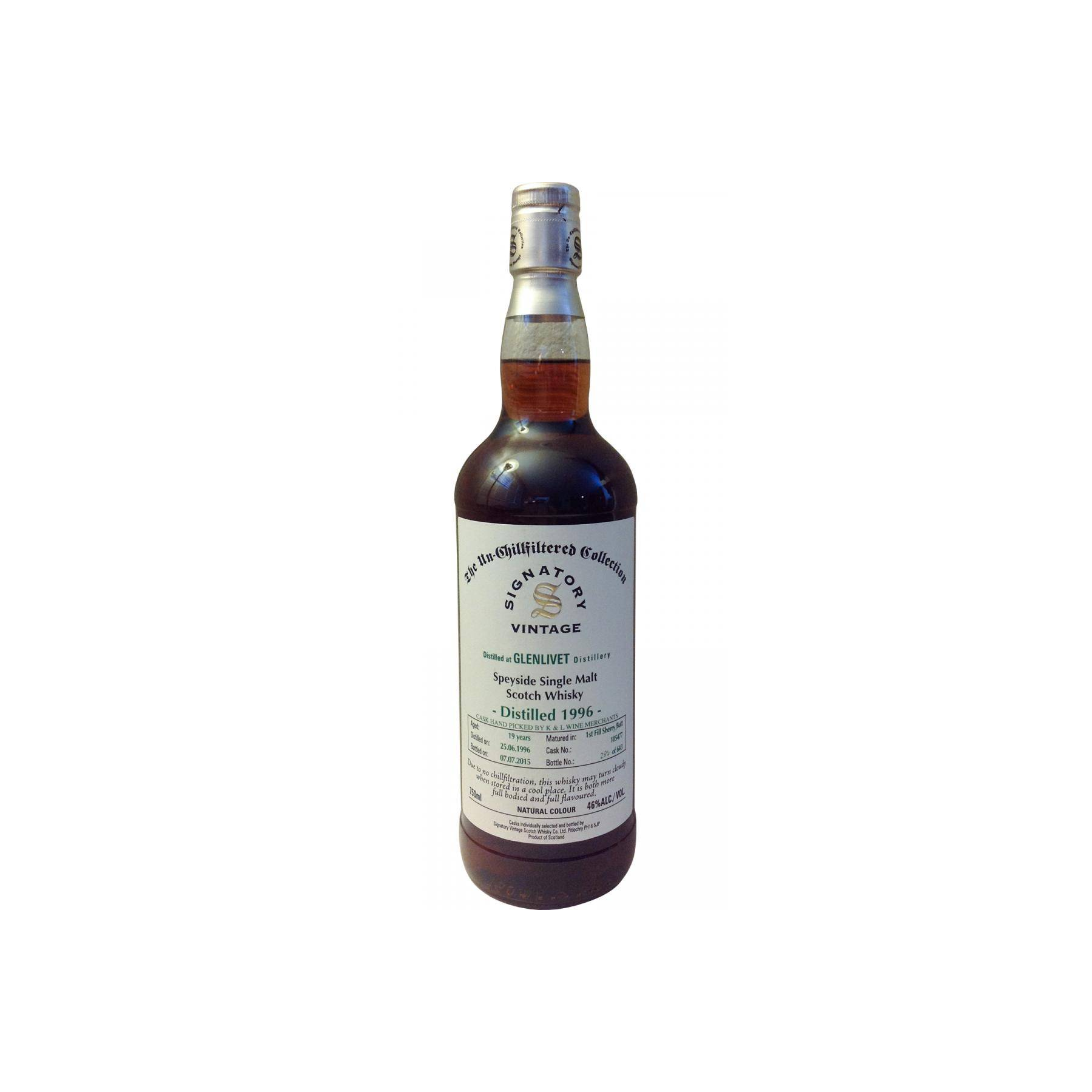 The Glenlivet The Un-Chillfiltered Collection 1996 19 Years Single Malt Whisky