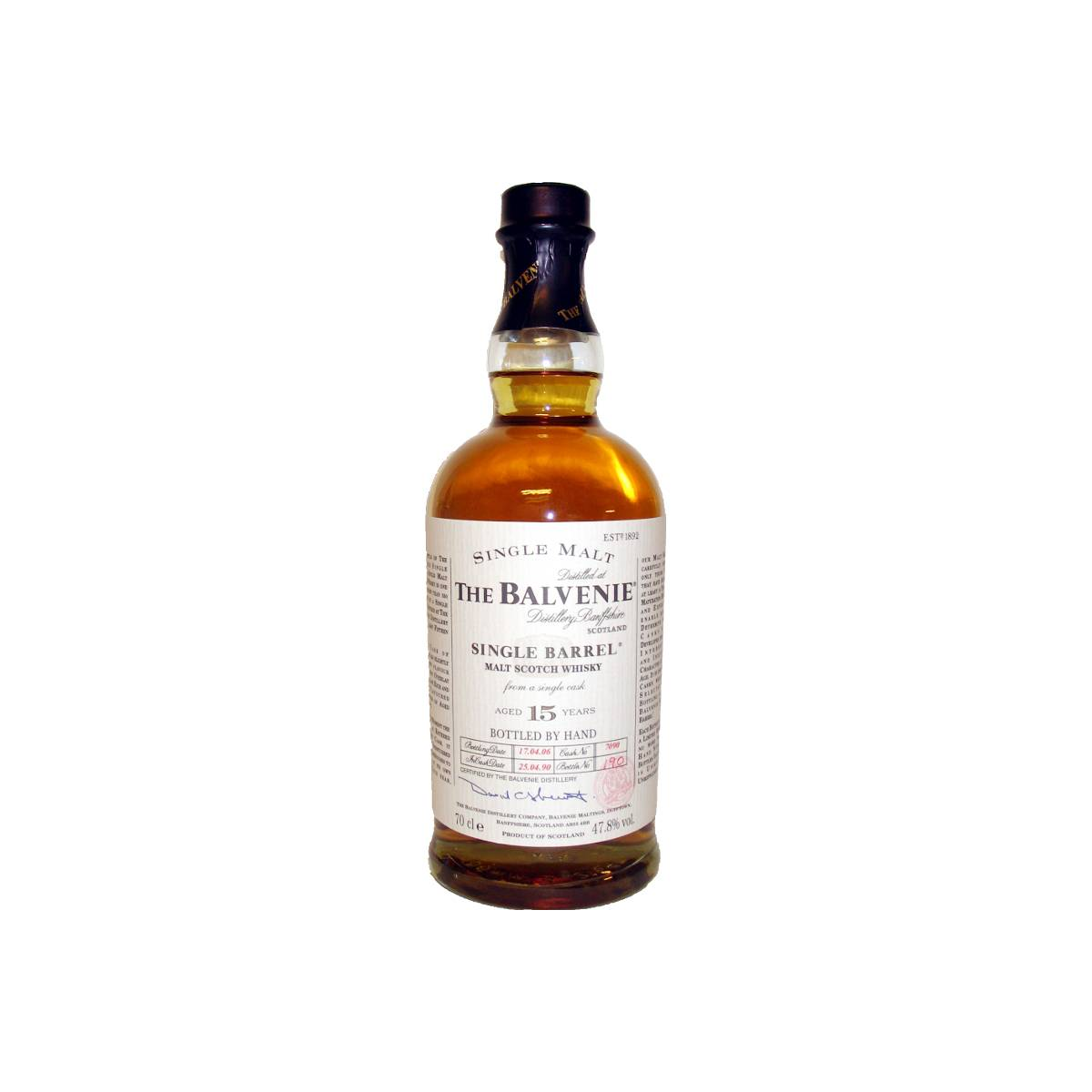 The Balvenie Single Cask 1990 15 Years Single Malt Whisky