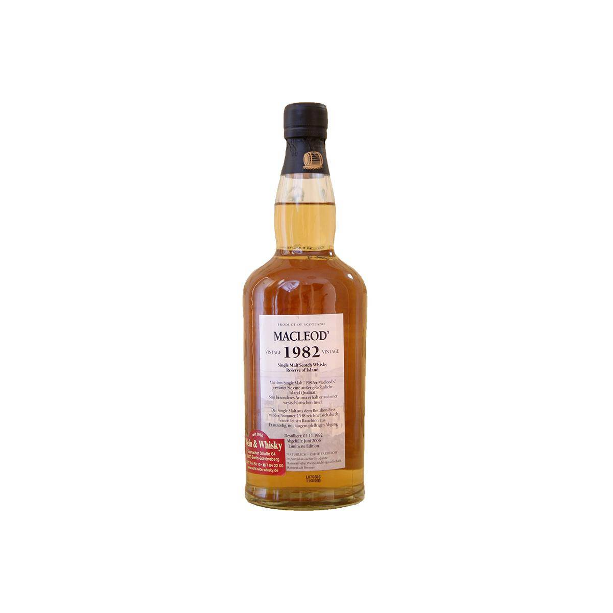 Talisker 1982 23 Years Single Malt Whisky