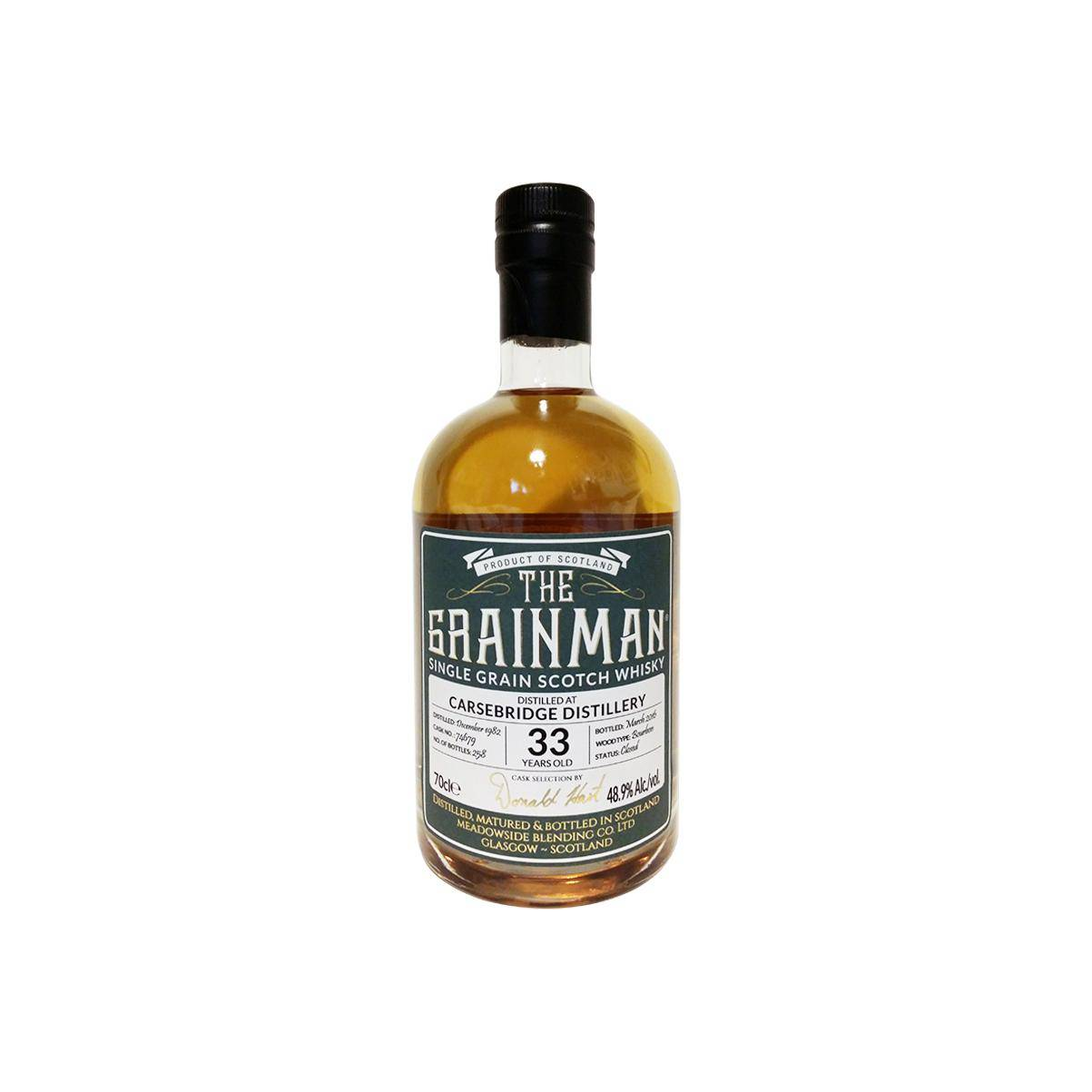Carsebridge 1982 33 Years Single Grain Whisky