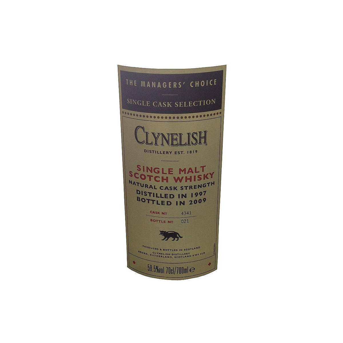 Clynelish 1997 11 Years Single Malt Whisky 3