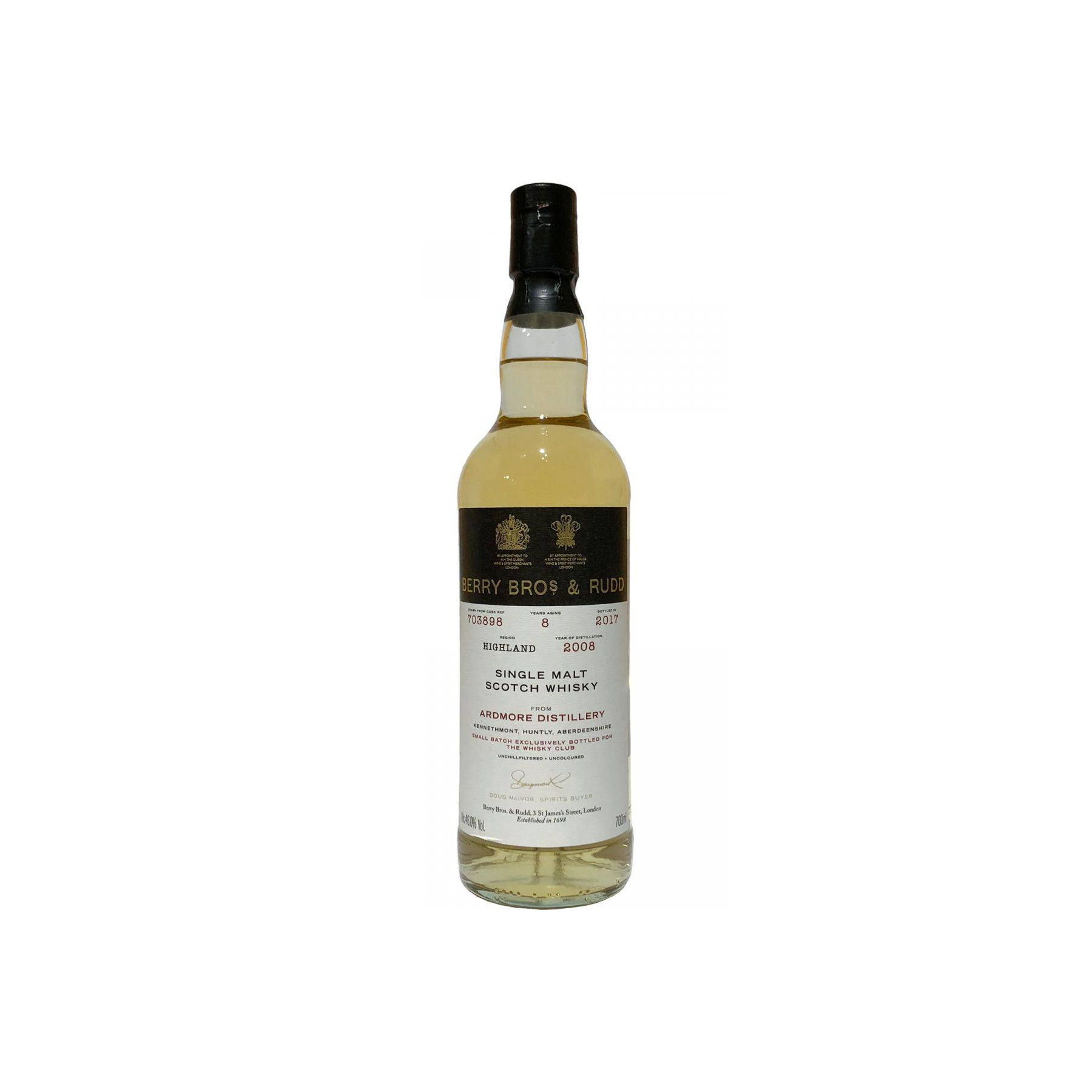 Ardmore 2008 8 Years Single Malt Whisky
