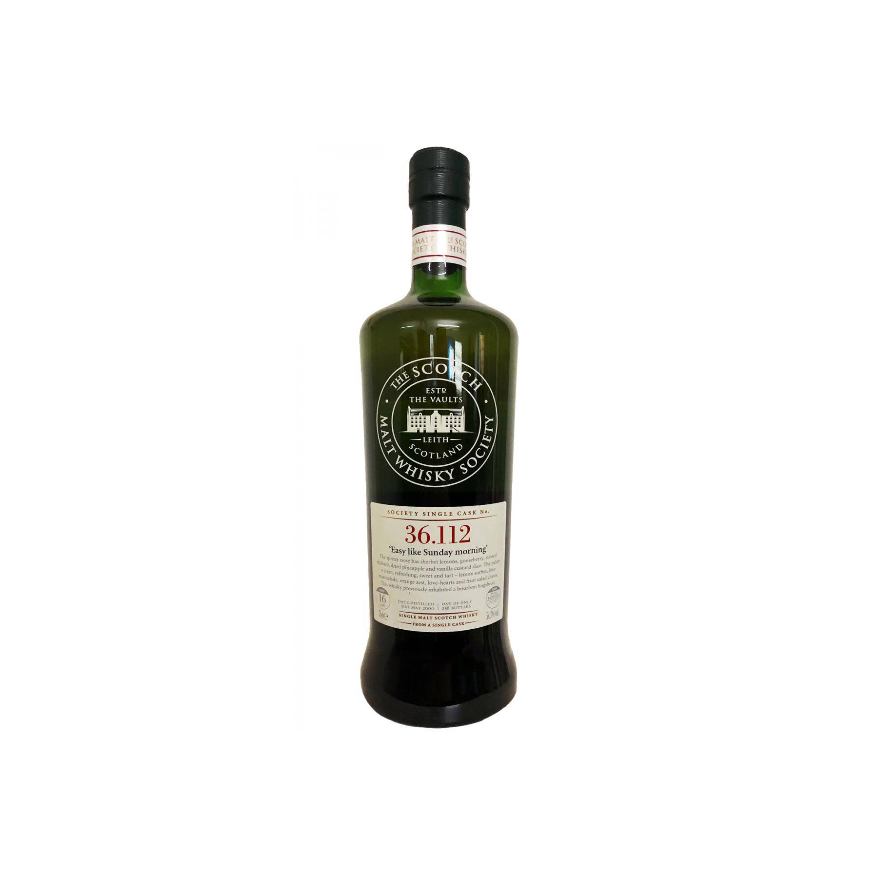 The Scotch Malt Whisky Society 2000 16 Years Single Malt Whisky