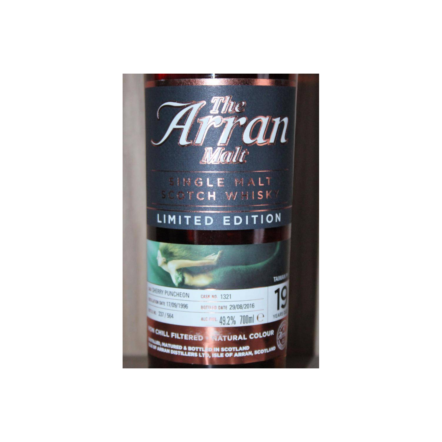 Arran Limited Edition 1996 19 Years Single Malt Whisky 2