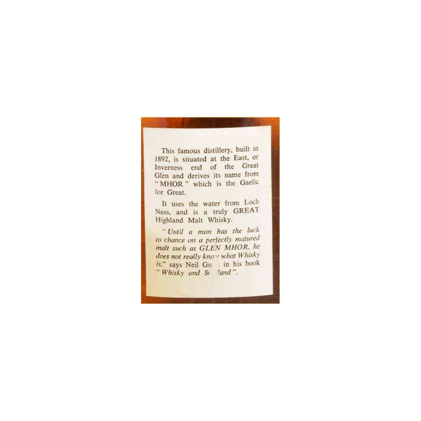Glen Mhor 1972 10 Years Single Malt Whisky 3