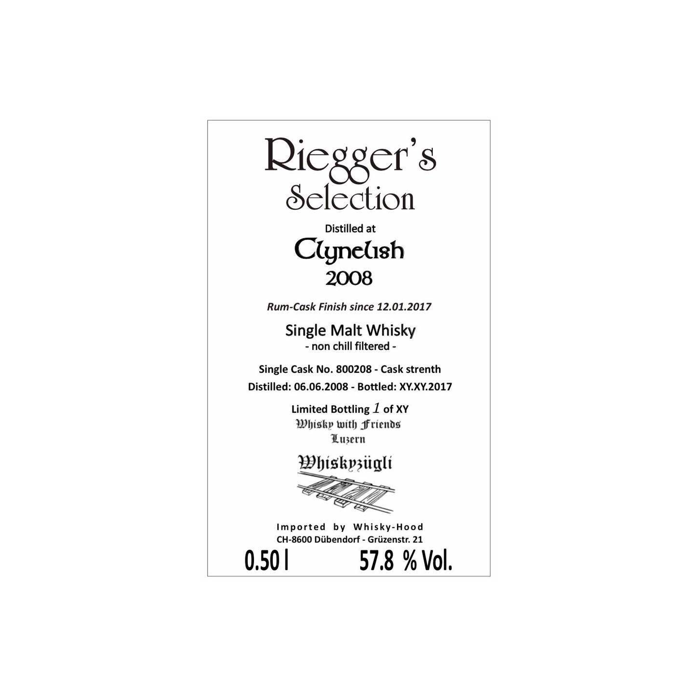 Clynelish Cask Strength Collection 2008 9 Years Single Malt Whisky