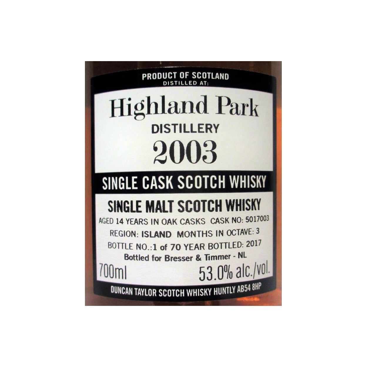 Highland Park The Octave 2003 14 Years Single Malt Whisky 2