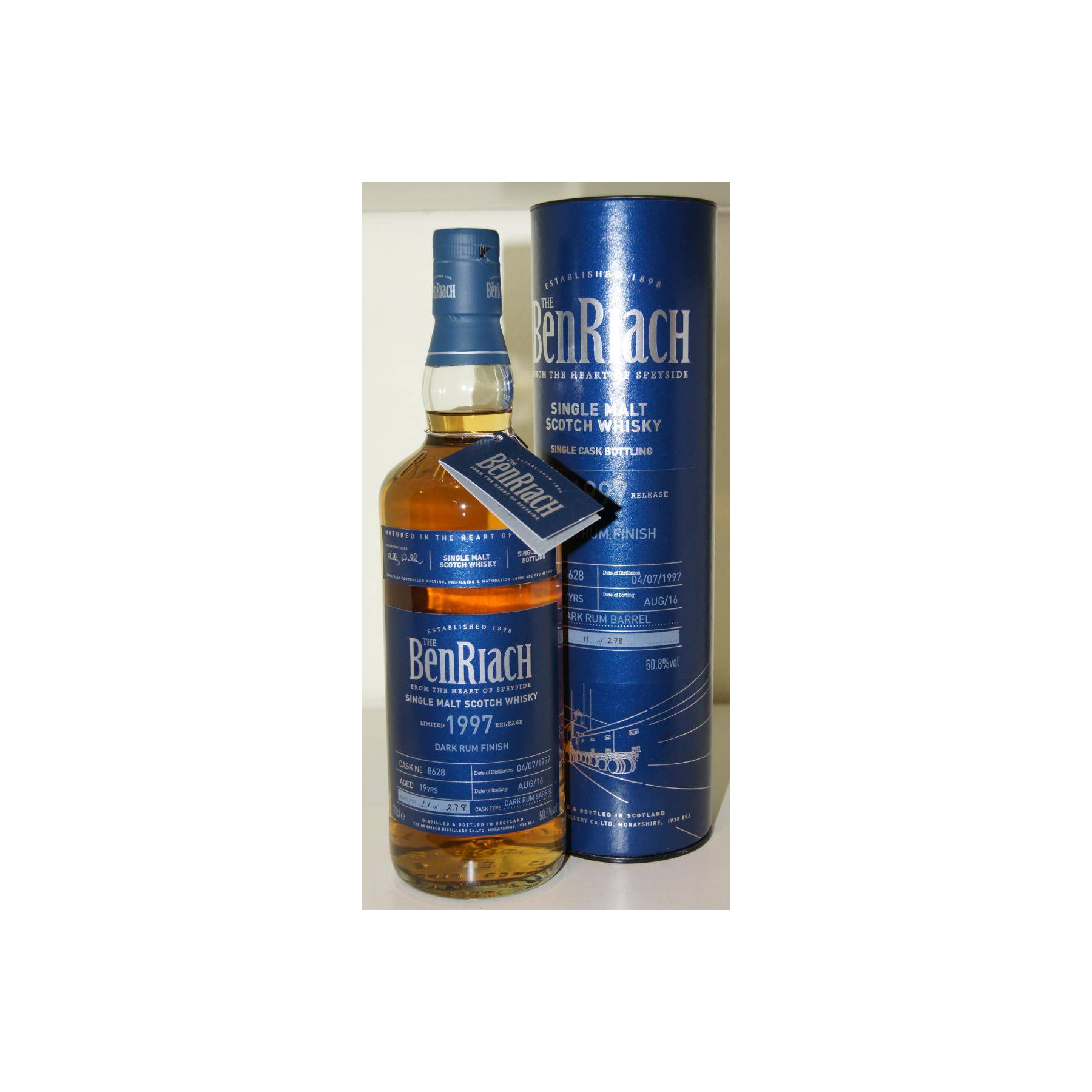 BenRiach Individual Cask Bottling 1997 19 Years Single Malt Whisky 2
