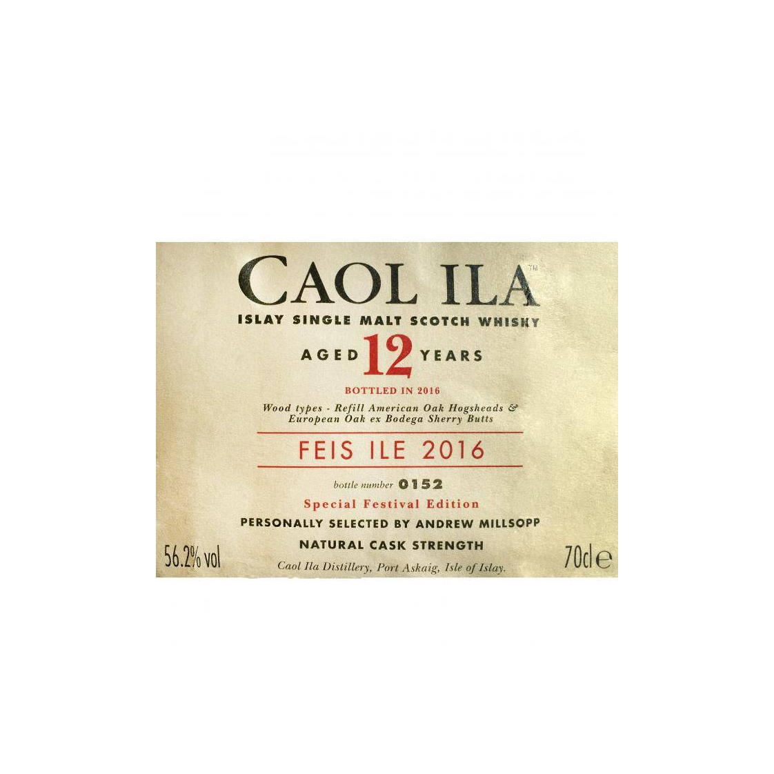 Caol Ila 12 Years Single Malt Whisky 3