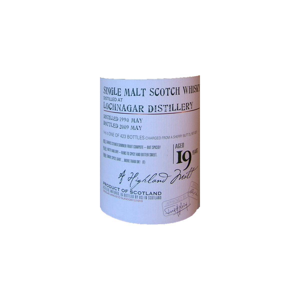 Royal Lochnagar Old Malt Cask 1990 19 Years Single Malt Whisky 2